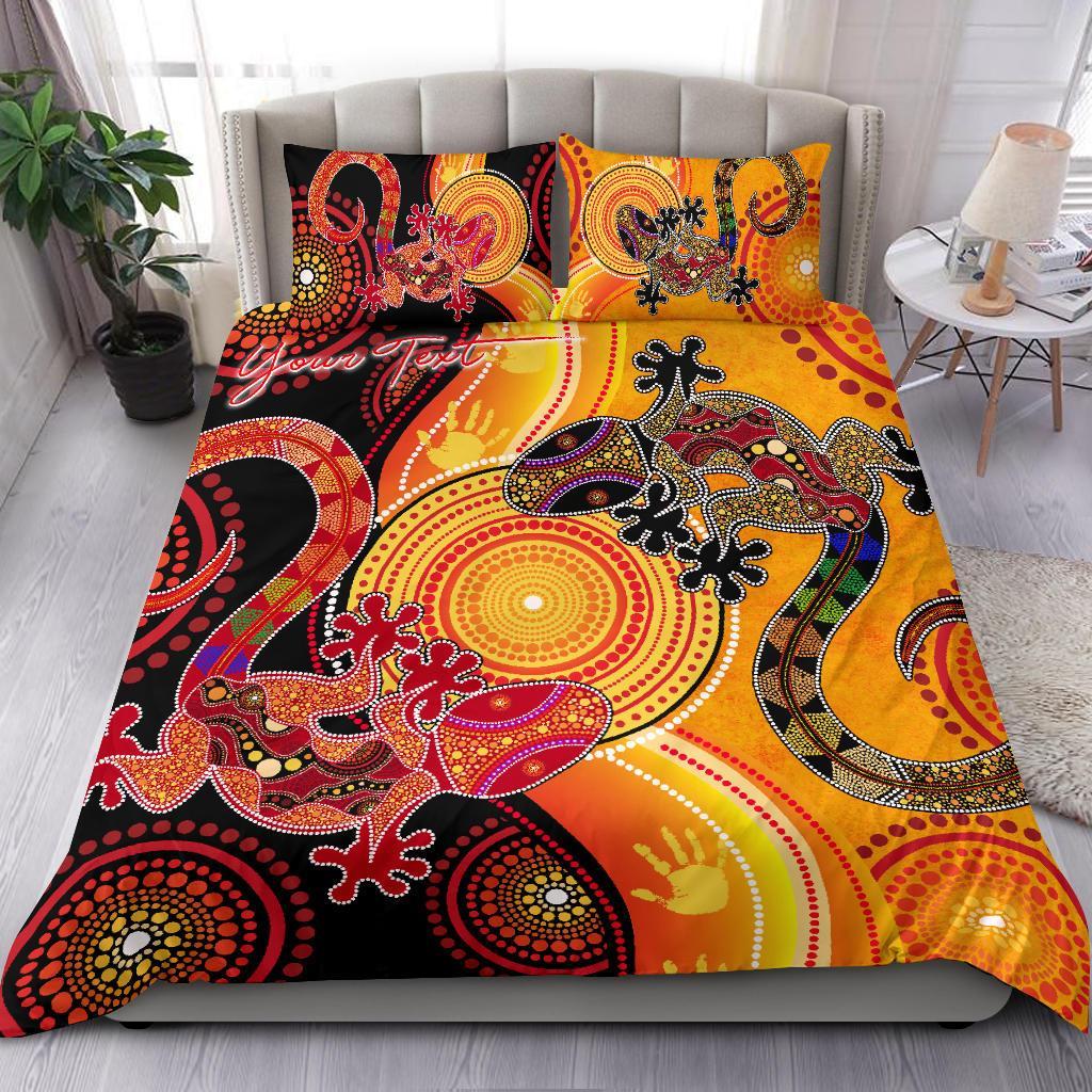 aboriginal-personalised-bedding-set-couple-aboriginal-lizards