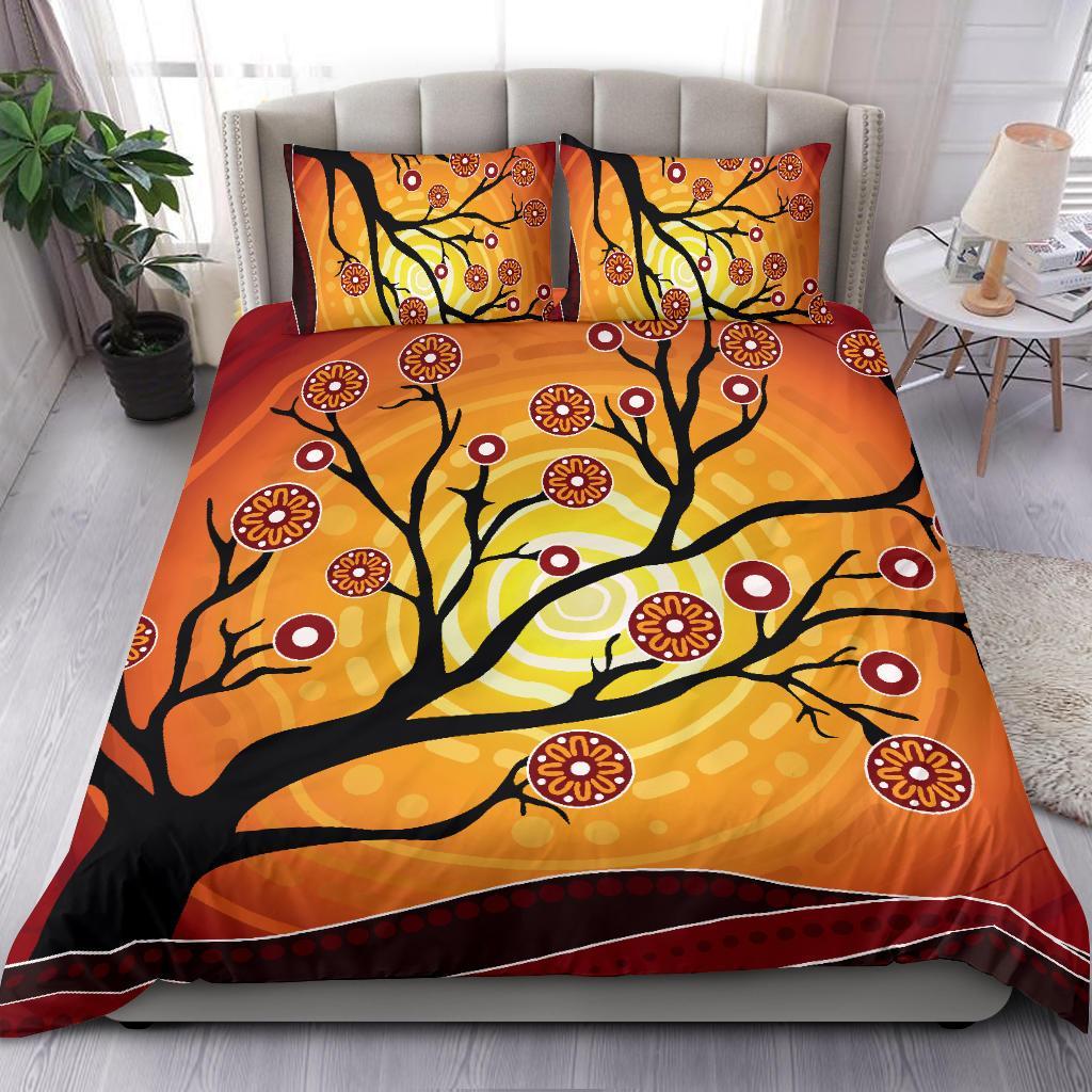 aboriginal-bedding-set-tree-in-spring-season