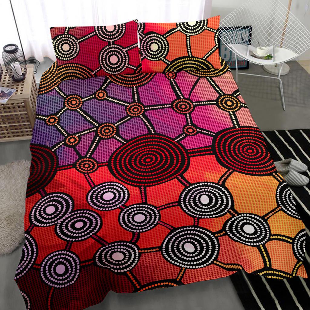 aboriginal-bedding-sets-circle-dot-painting