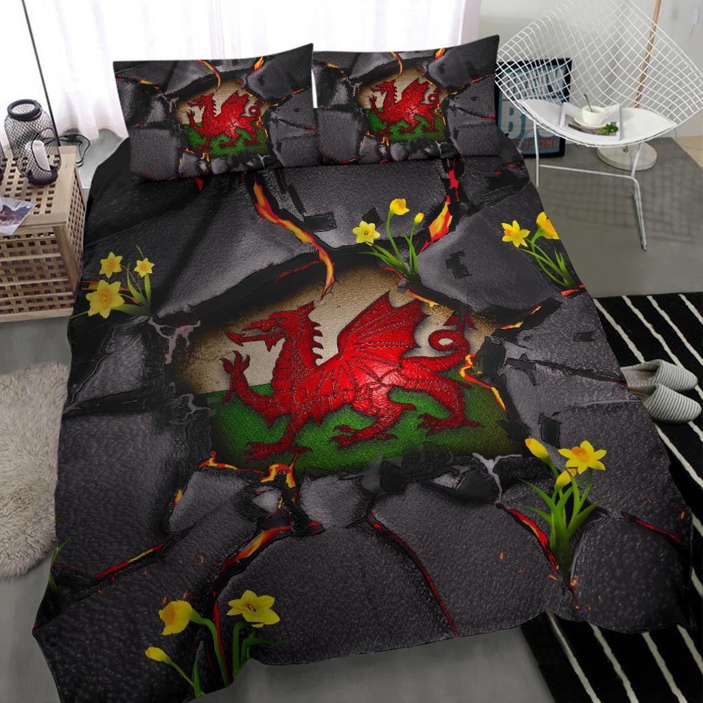 wales-bedding-set-welsh-dragon-daffodil-lava