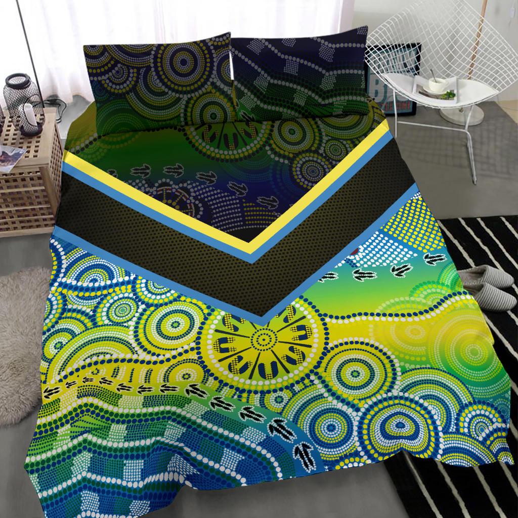 aboriginal-bedding-set-dot-painting-indigenous-circle-patterns