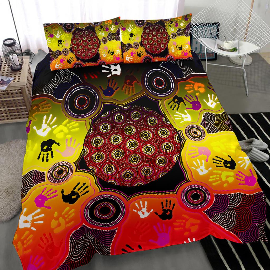 aboriginal-bedding-set-indigenous-circle-dot-painting-hand-art