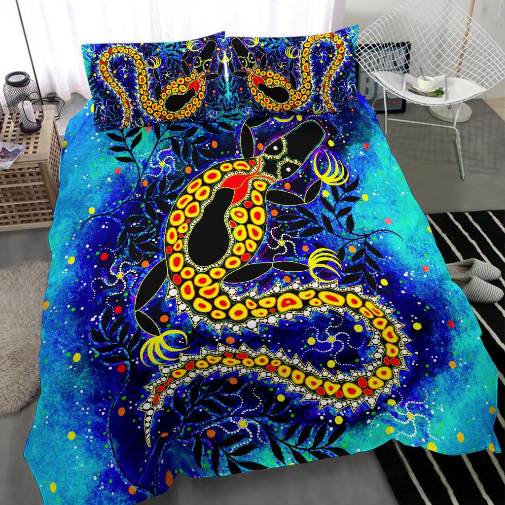 aboriginal-bedding-set-indigenous-crocodile