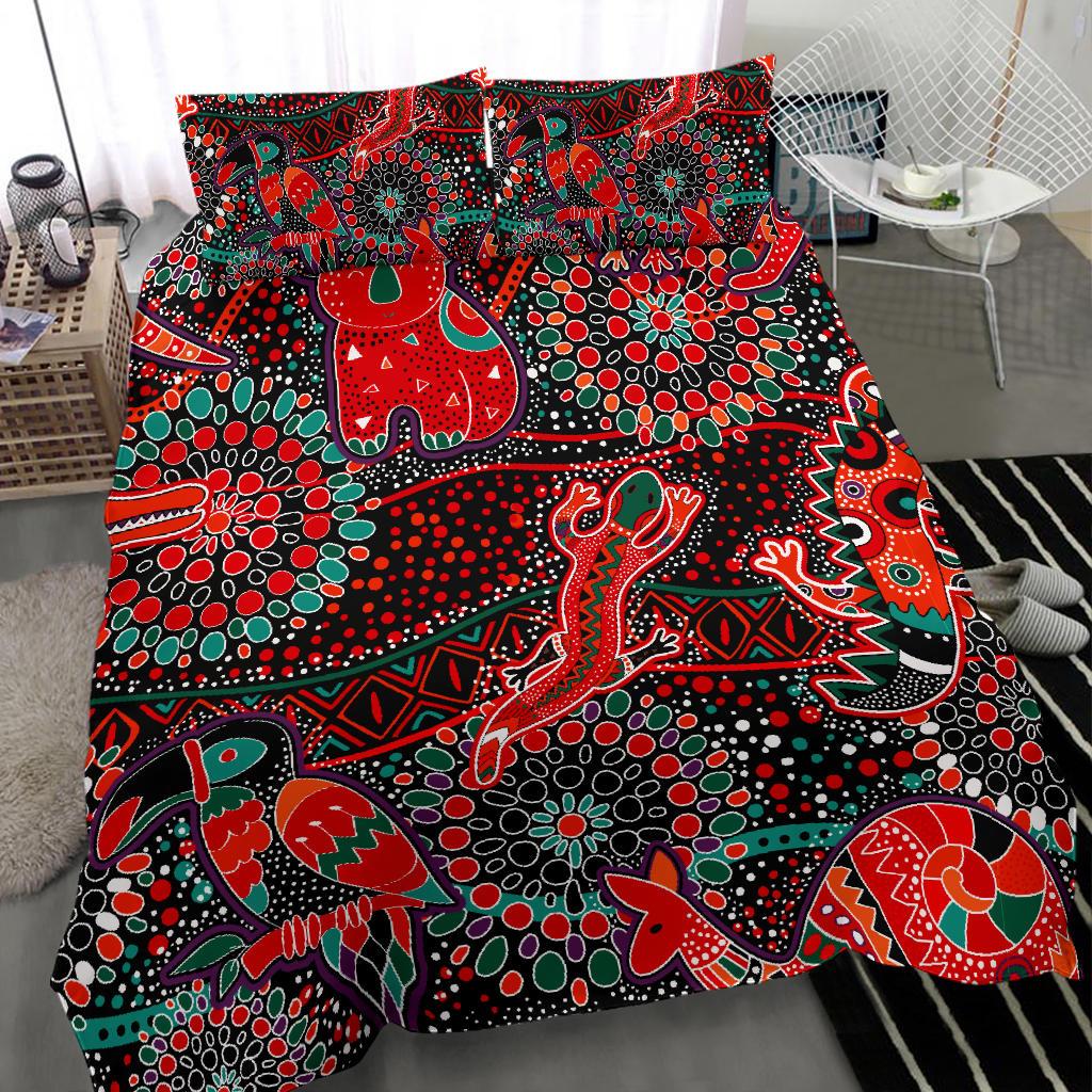 bedding-sets-aboriginal-animal-dot-acrylic-paint