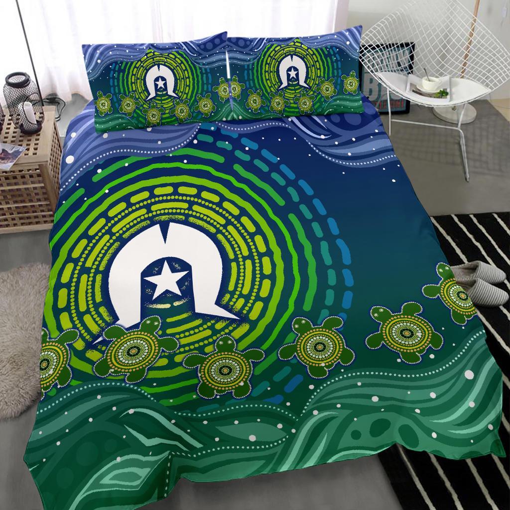 torres-strait-islanders-bedding-set-aboriginal-turtle