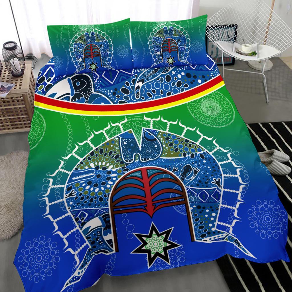 bedding-set-torres-strait-symbol-with-aboriginal-patterns