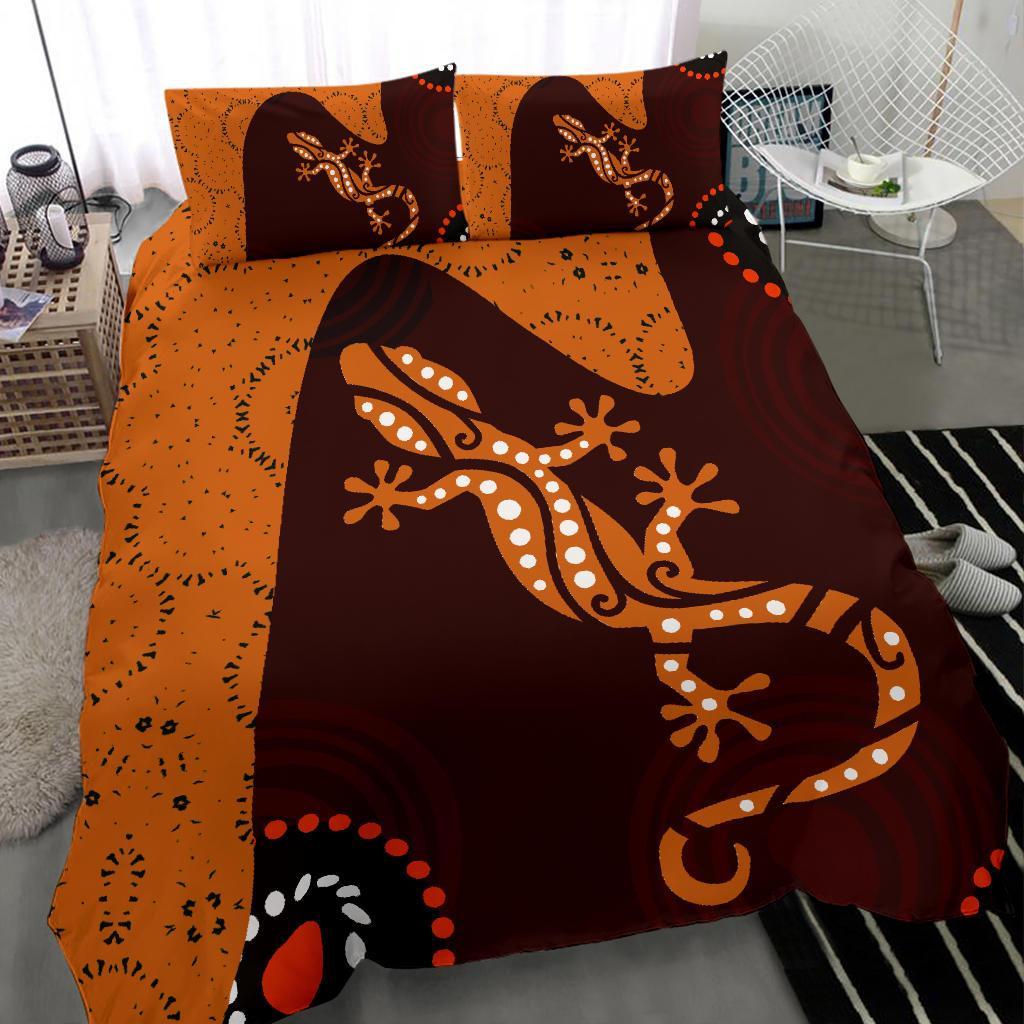 aboriginal-bedding-set-lizard-in-aboriginal-dreaming