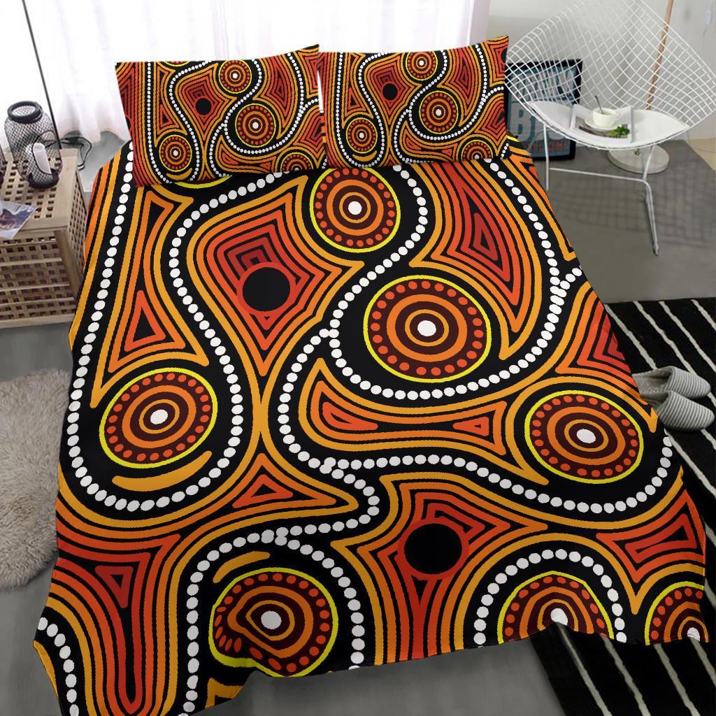 aboriginal-bedding-set-indigenous-circle-dot-painting-ver01