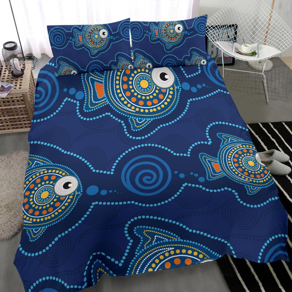 aboriginal-bedding-set-indigenous-turtle-patterns