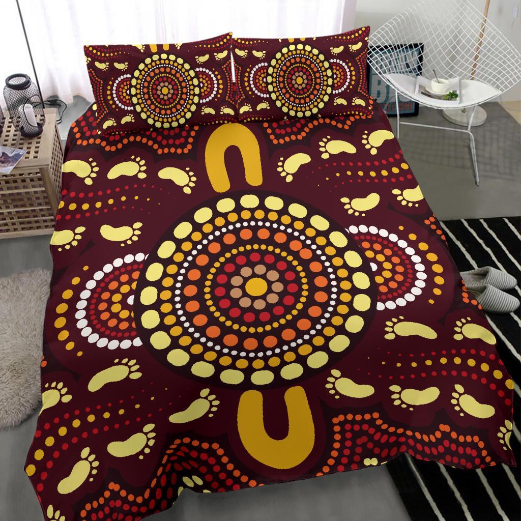 aboriginal-bedding-set-indigenous-circle-footprint