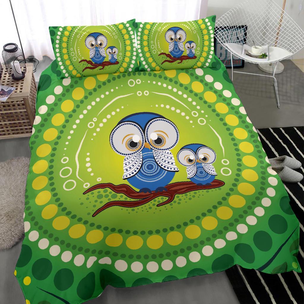 aboriginal-bedding-set-indigenous-owl