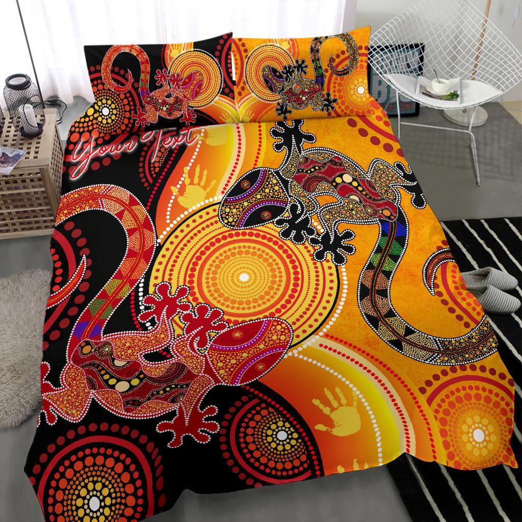 aboriginal-personalised-bedding-set-couple-aboriginal-lizards