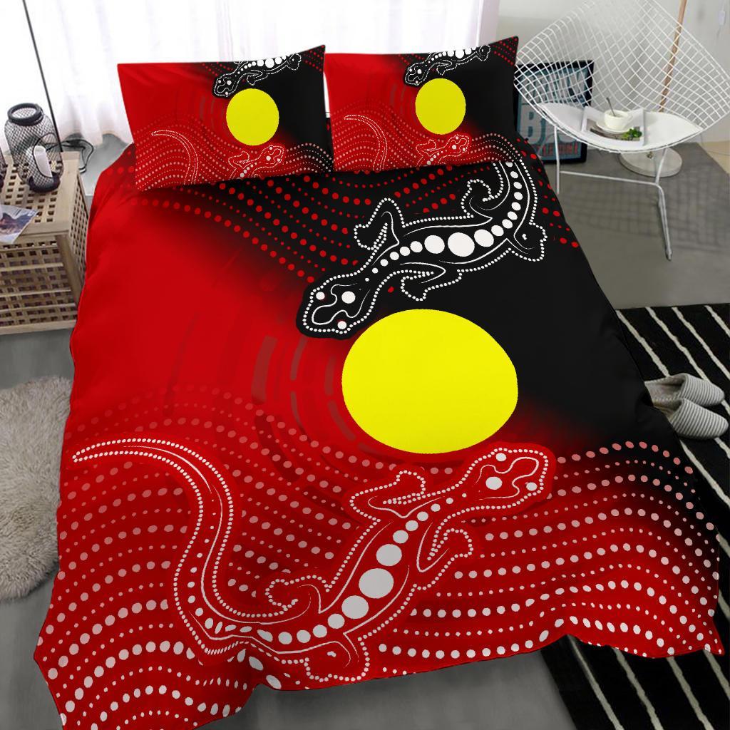 aboriginal-bedding-set-two-indigenous-lizard