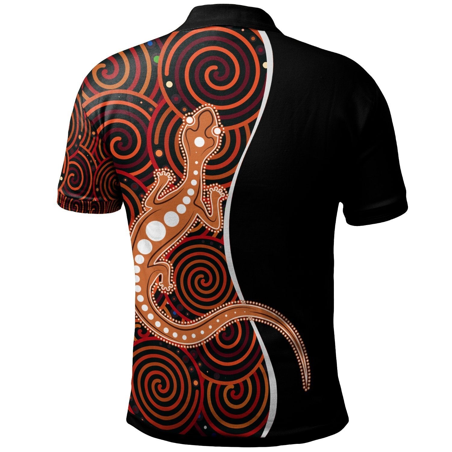 aboriginal-polo-shirt-indigenous-lizard-dreaming