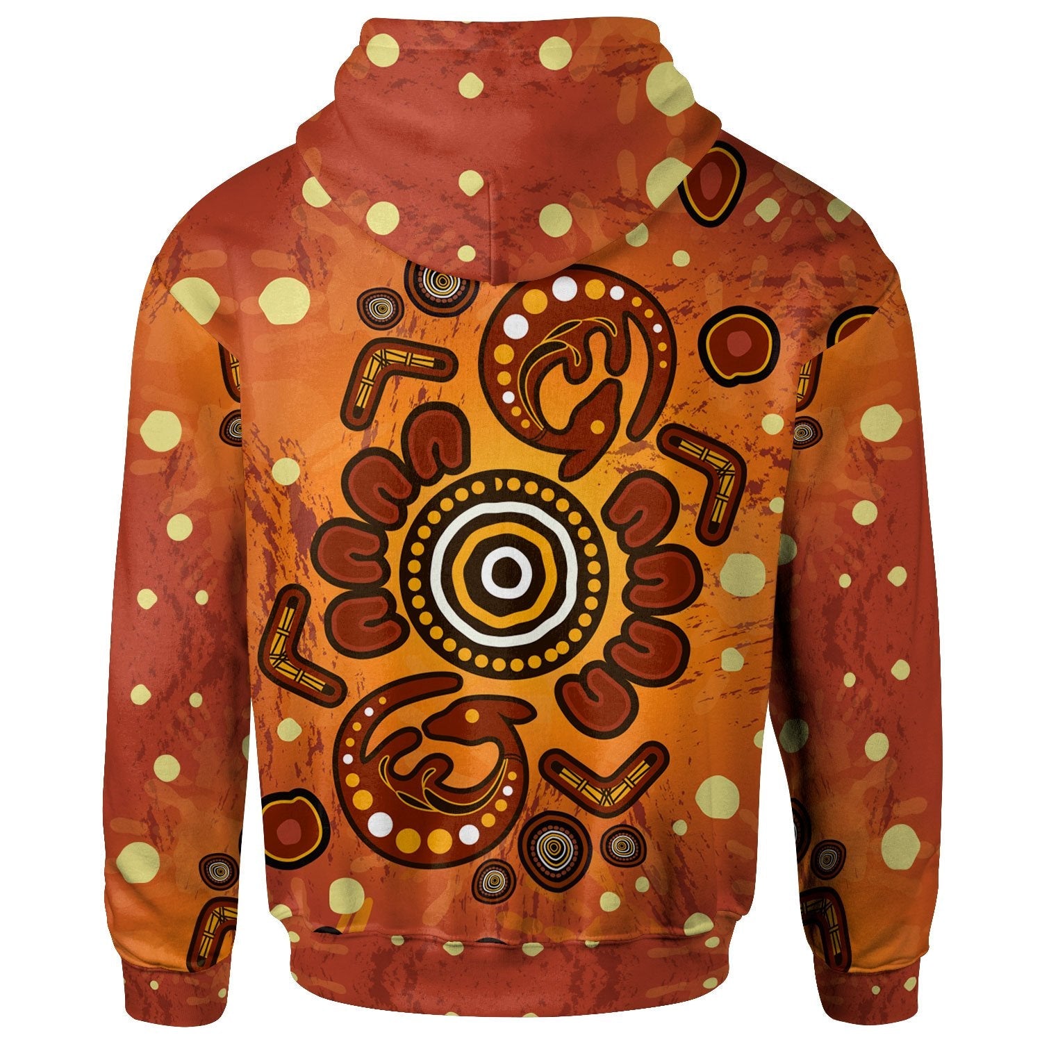 aboriginal-hoodie-baby-kangaroo-and-dot-painting-patterns