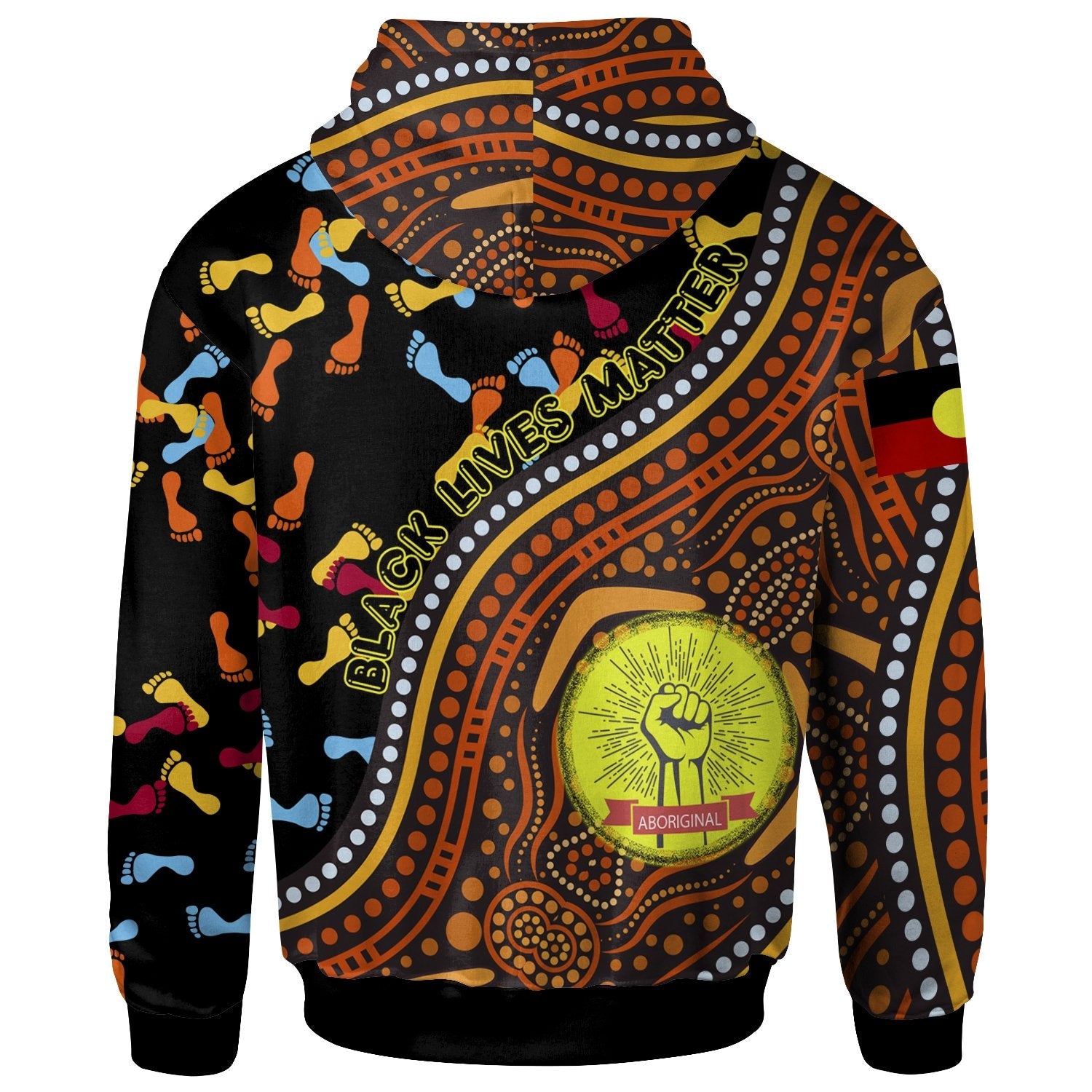 custom-hoodie-aboriginal-style-flag-black-live-matter