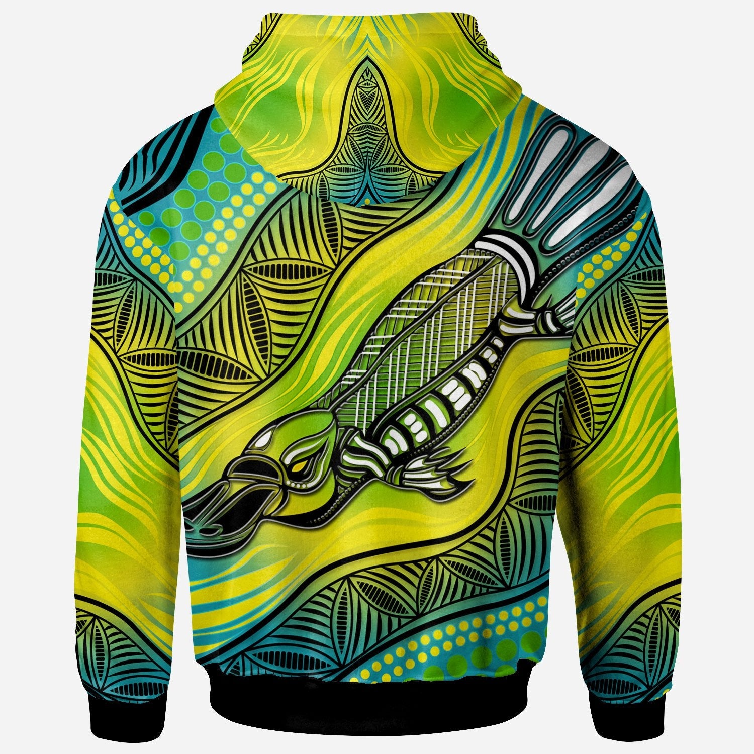 Zip Hoodie - Aboriginal Platypus