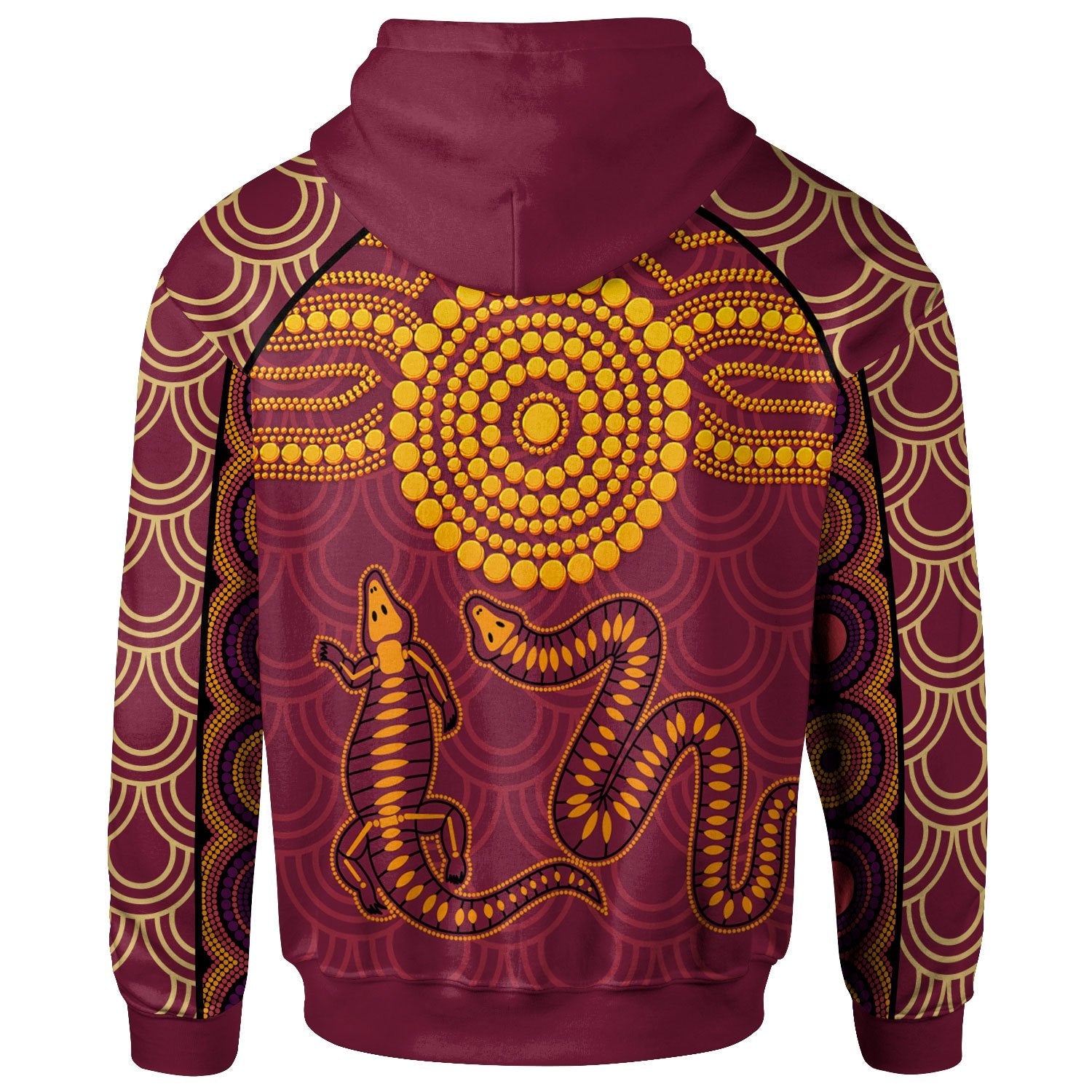 aboriginal-hoodie-aboriginal-snake-and-alligator