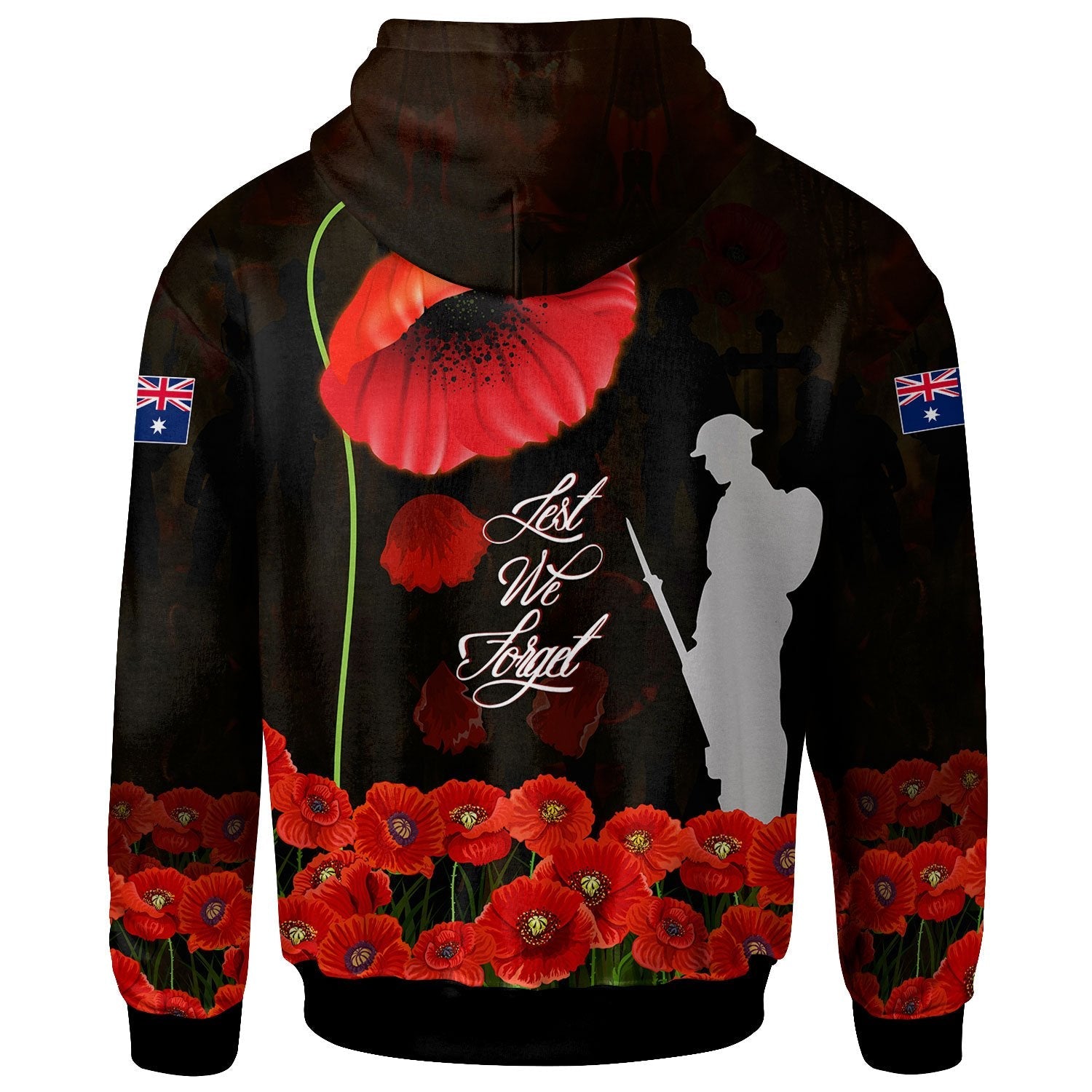 anzac-hoodie-remembrance-poppy-flowers