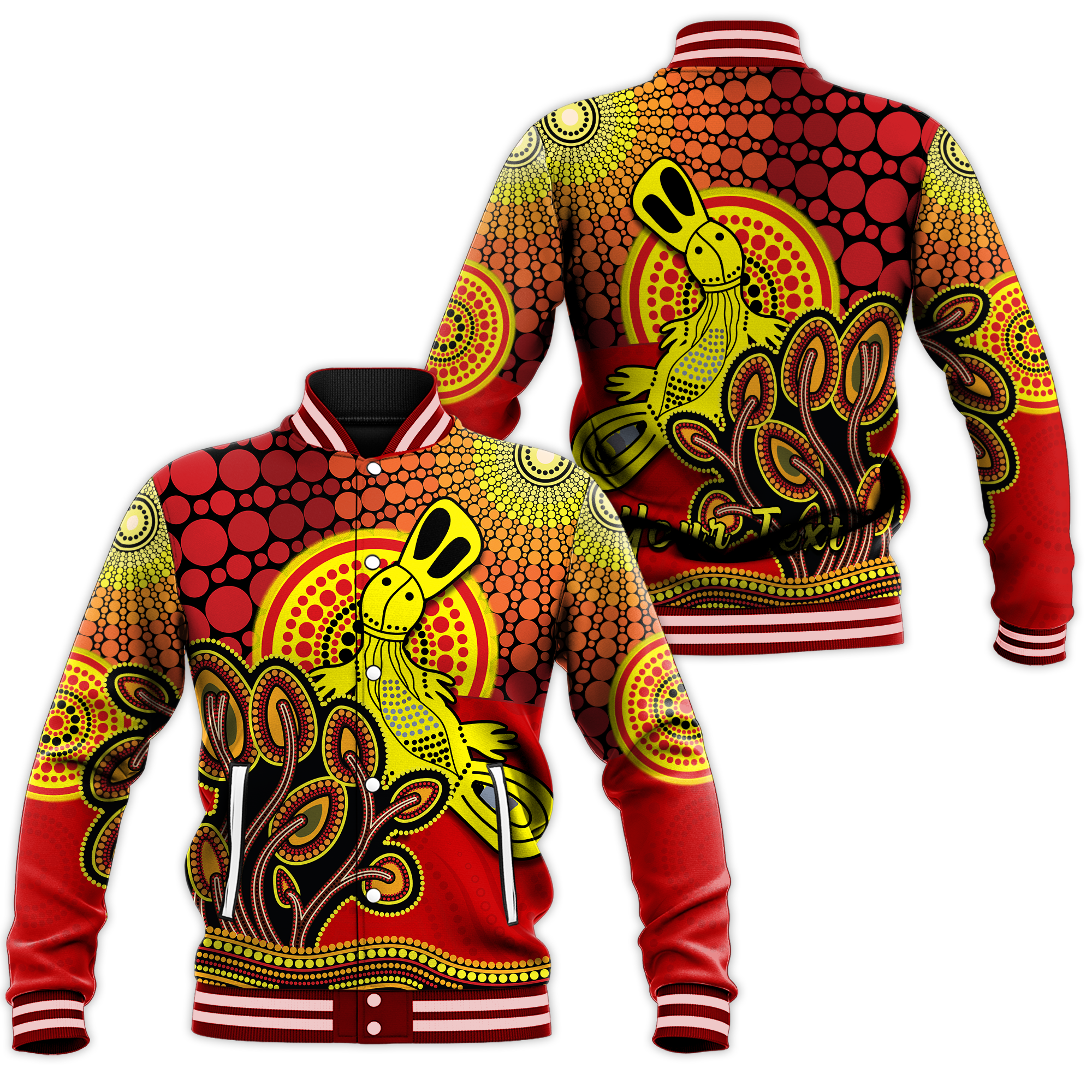 custom-personalised-aboriginal-platypus-baseball-jacket-tree-on-the-hill-sunshine