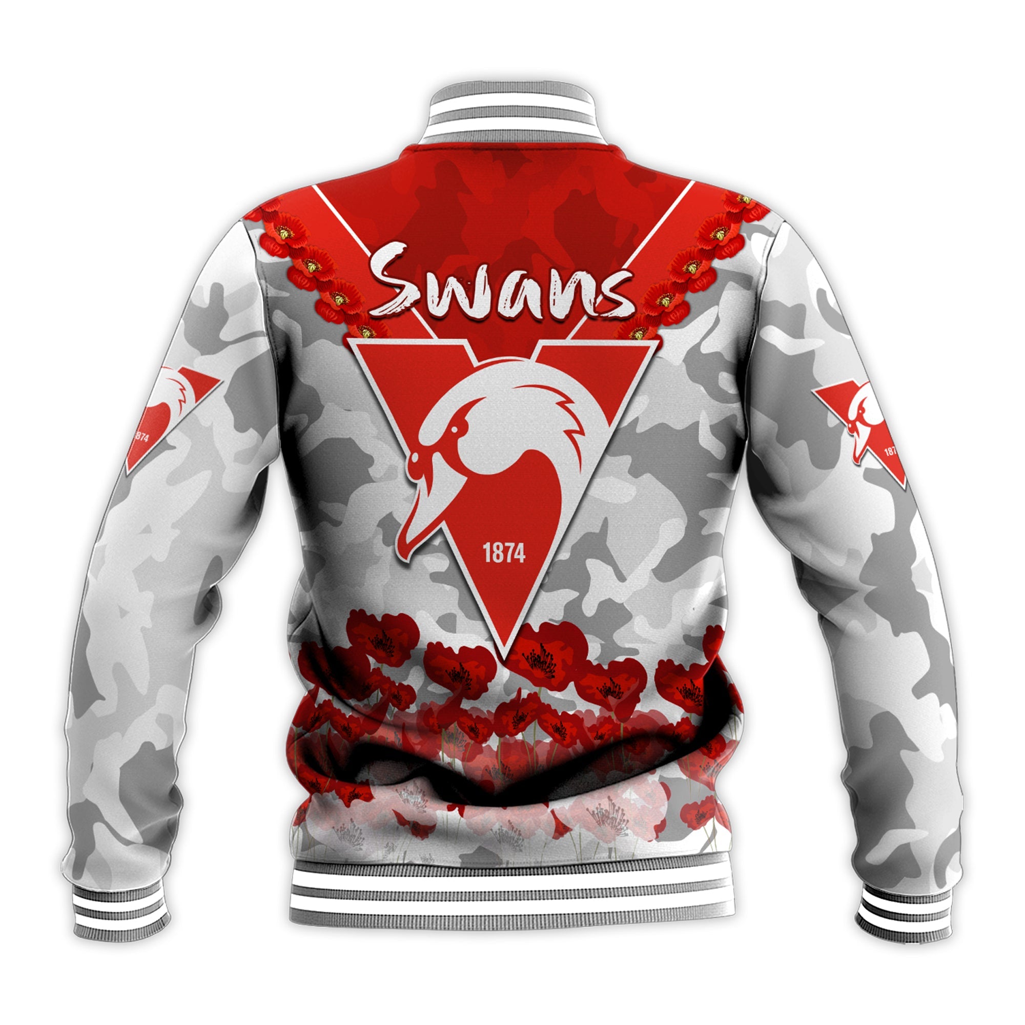 custom-personalised-swans-anzac-2022-baseball-jacket-bloods-sydney-poppy-flowers