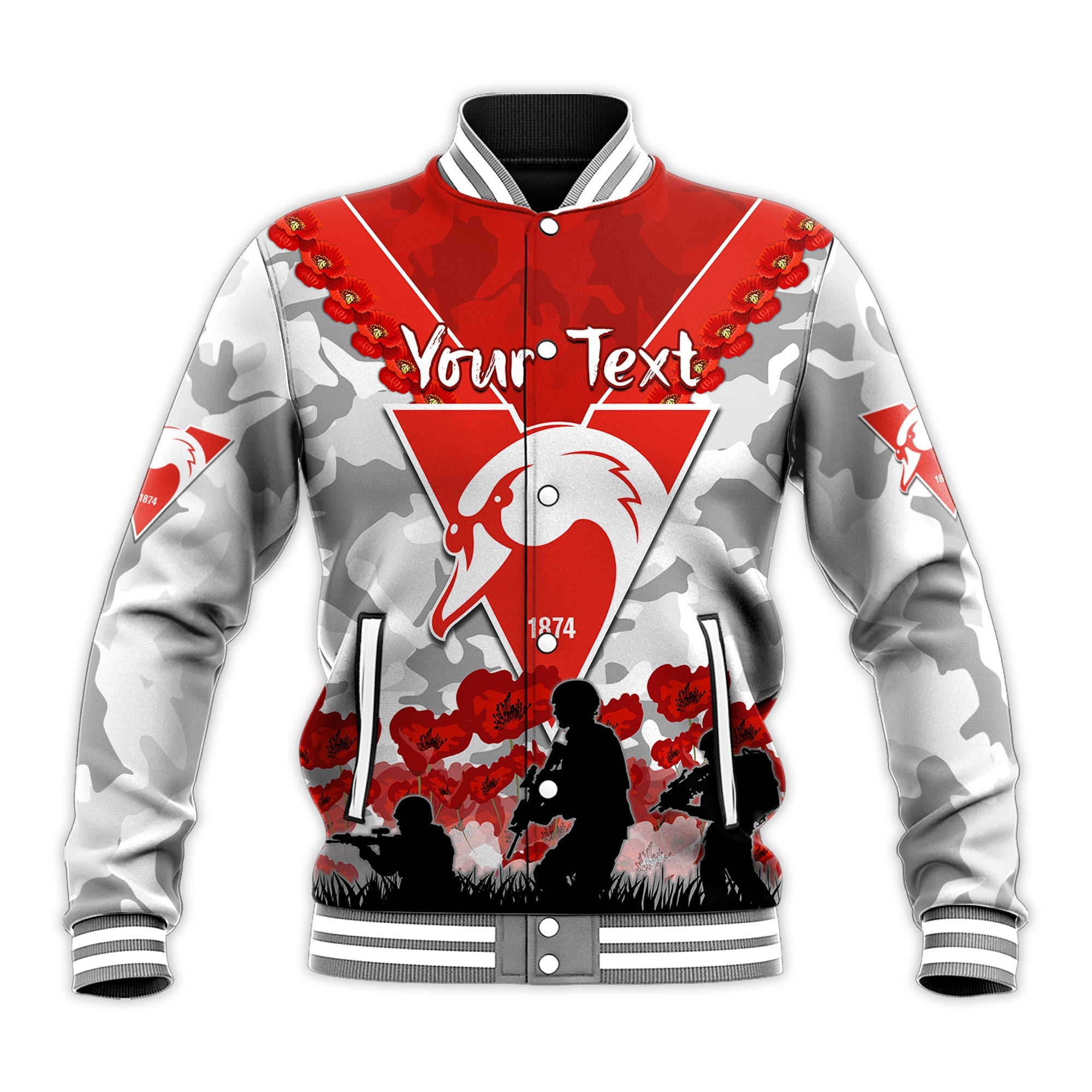 custom-personalised-swans-anzac-2022-baseball-jacket-bloods-sydney-poppy-flowers