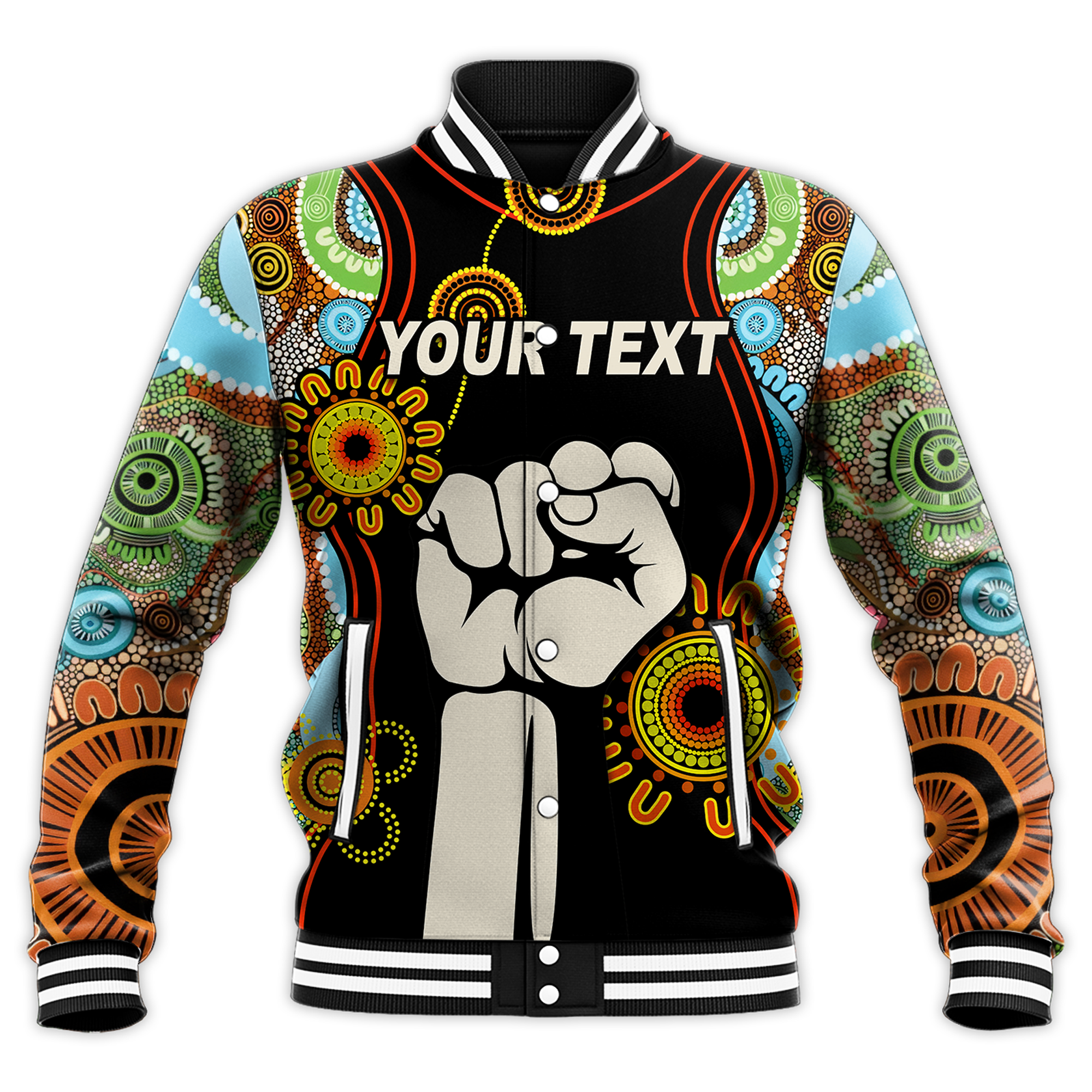 custom-personalised-naidoc-2022-baseball-jacket-proud-history-of-getting-up-standing-up-and-showing-up