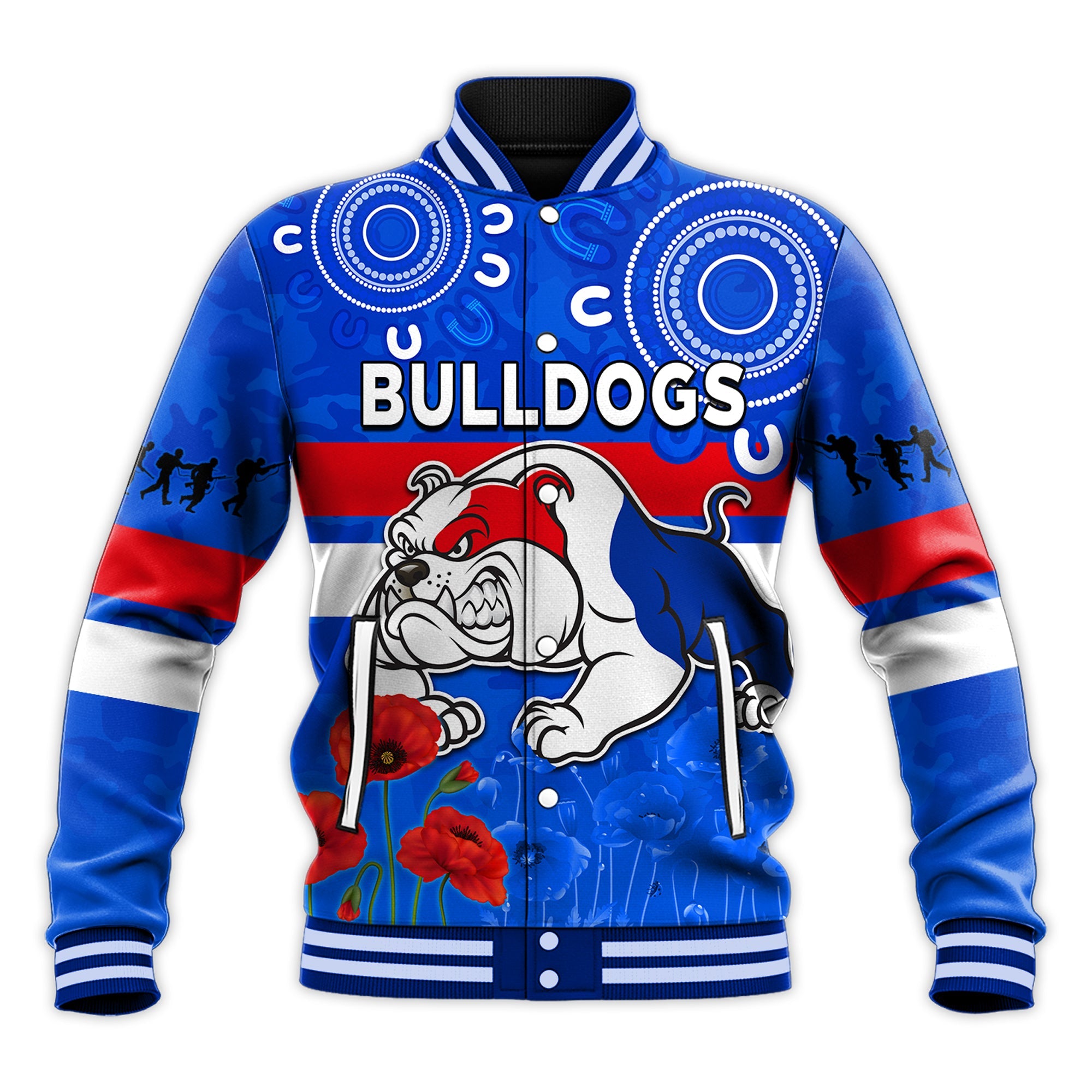 custom-text-and-number-bulldogs-anzac-2022-baseball-jacket-western-dogs-aboriginal-poppy