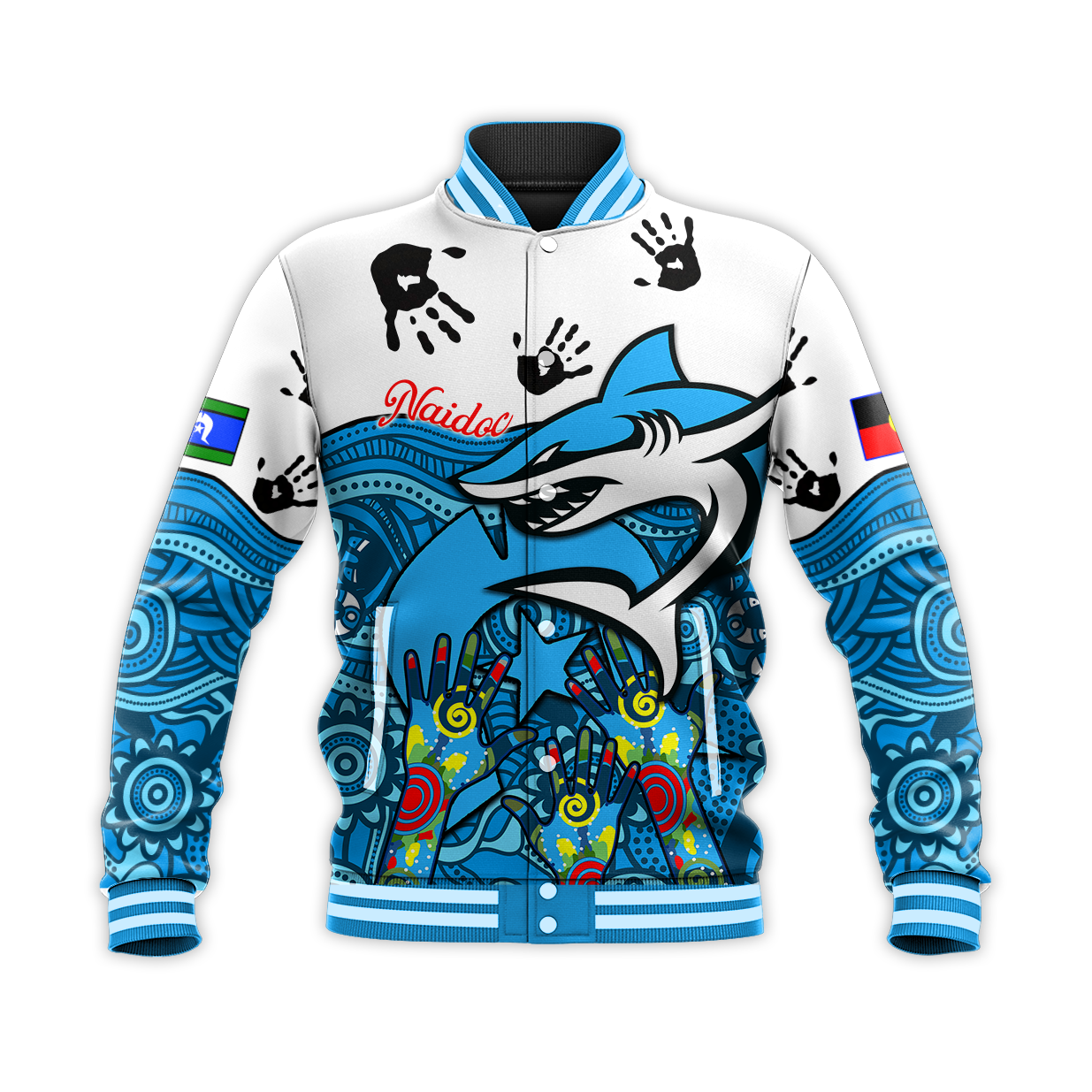 custom-personalised-sharks-naidoc-week-baseball-jacket-cronulla