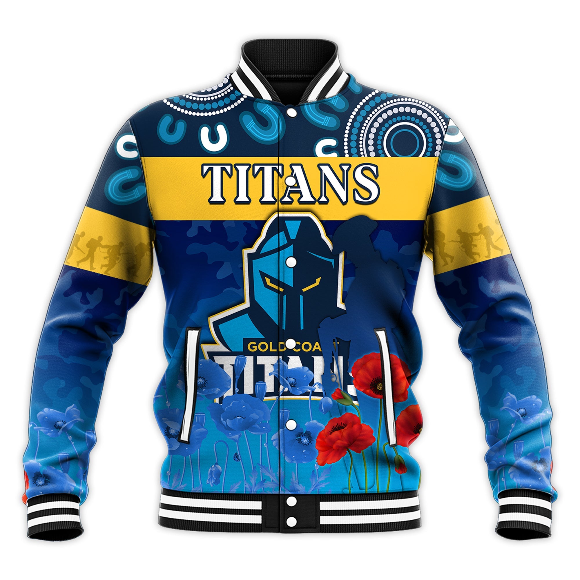 titans-anzac-2022-baseball-jacket-gold-coast-aboriginal-lest-we-forget