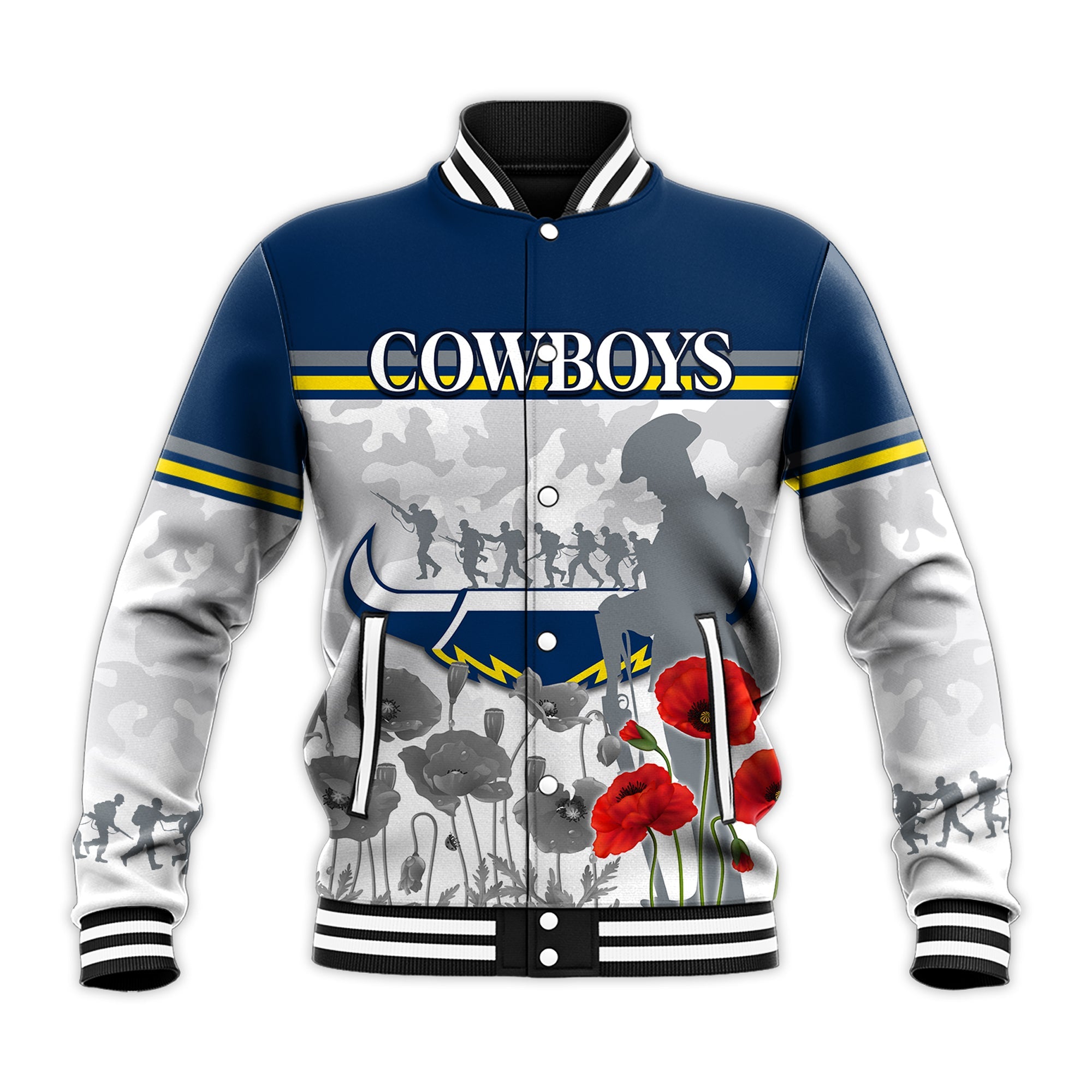 cowboys-anzac-2022-baseball-jacket-aboriginal-lest-we-forget