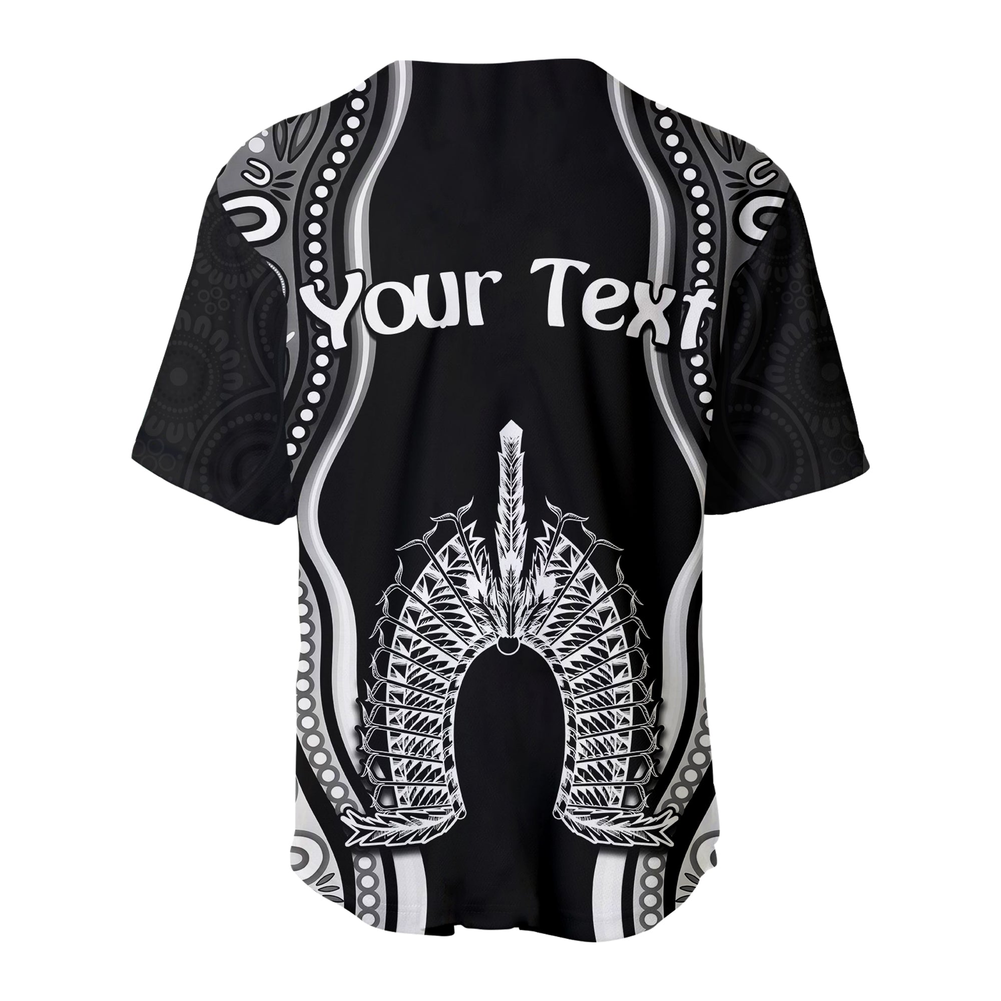 custom-personalised-torres-strait-islands-baseball-jersey-the-dhari-mix-aboriginal-turtle-version-black