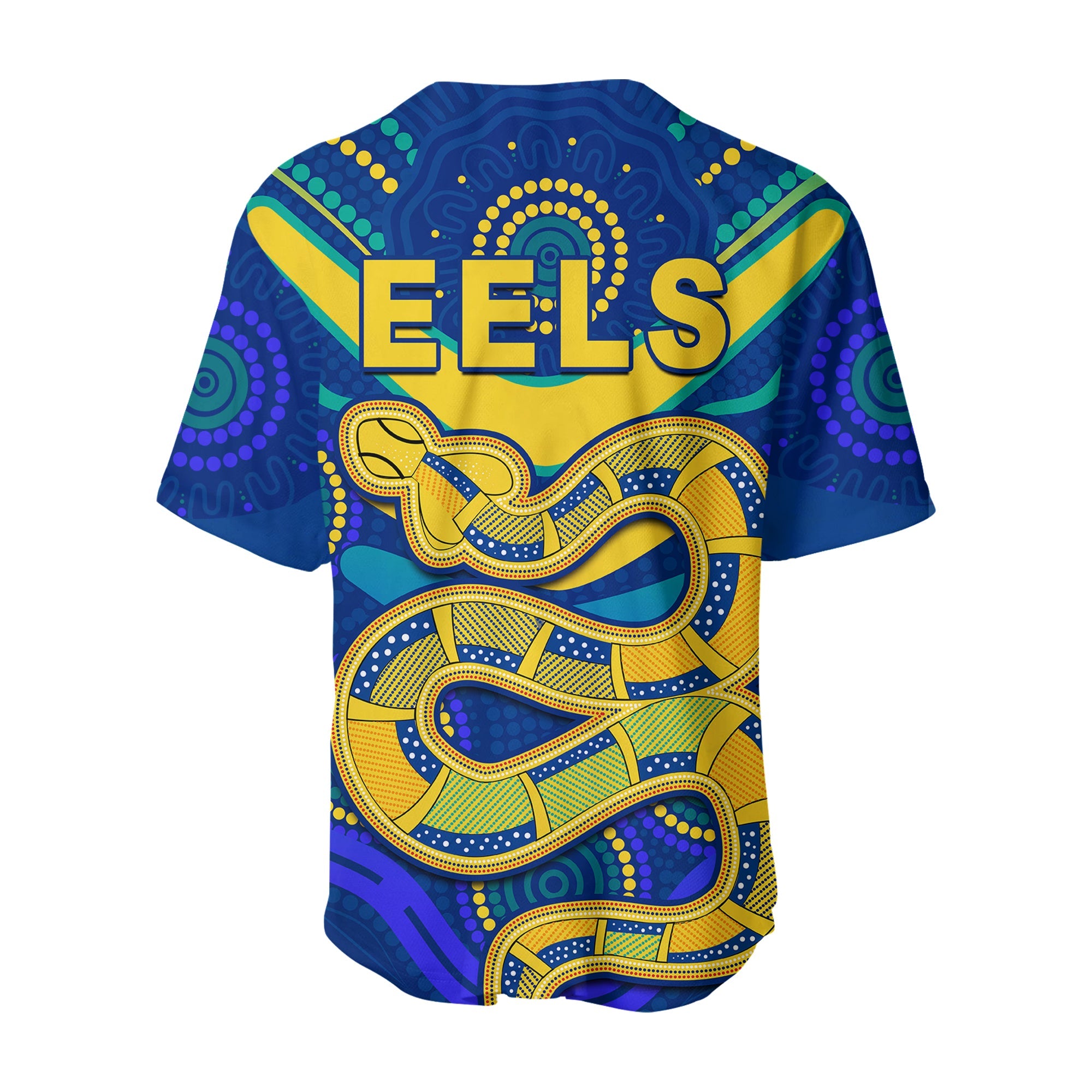 Eels NAIDOC Week 2022 Baseball Jersey Aboriginal Get Up LT13