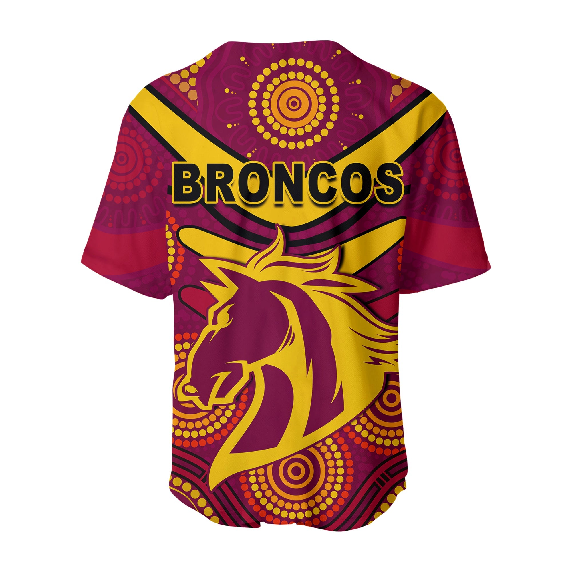 Broncos NAIDOC Week 2022 Baseball Jersey Aboriginal Get Up LT13