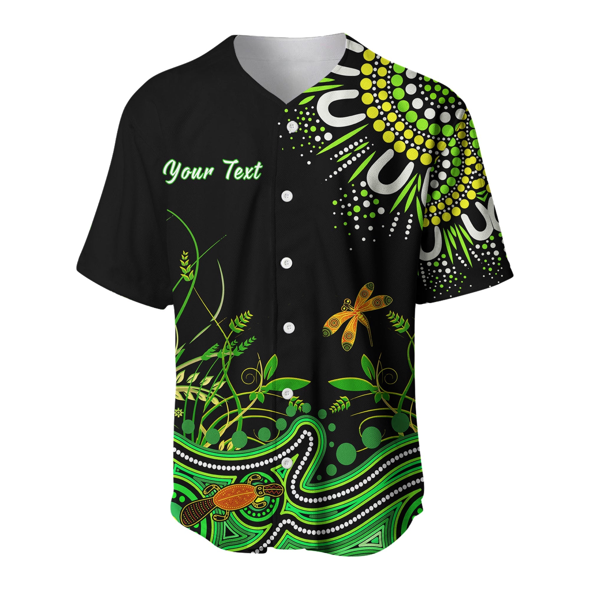 custom-personalised-happy-king-island-show-baseball-jersey-aboriginal-tasmania-australia