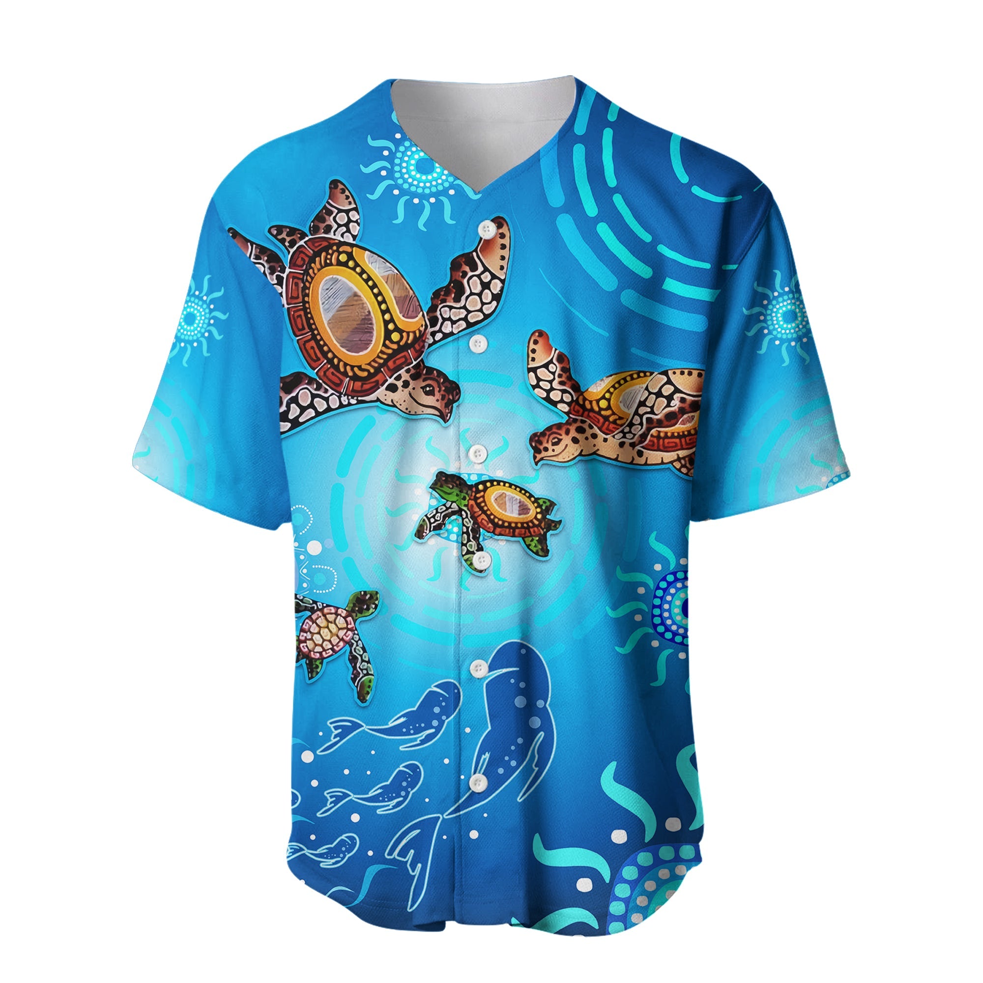 australian-aboriginal-baseball-jersey-happy-turtle-family-version-blue