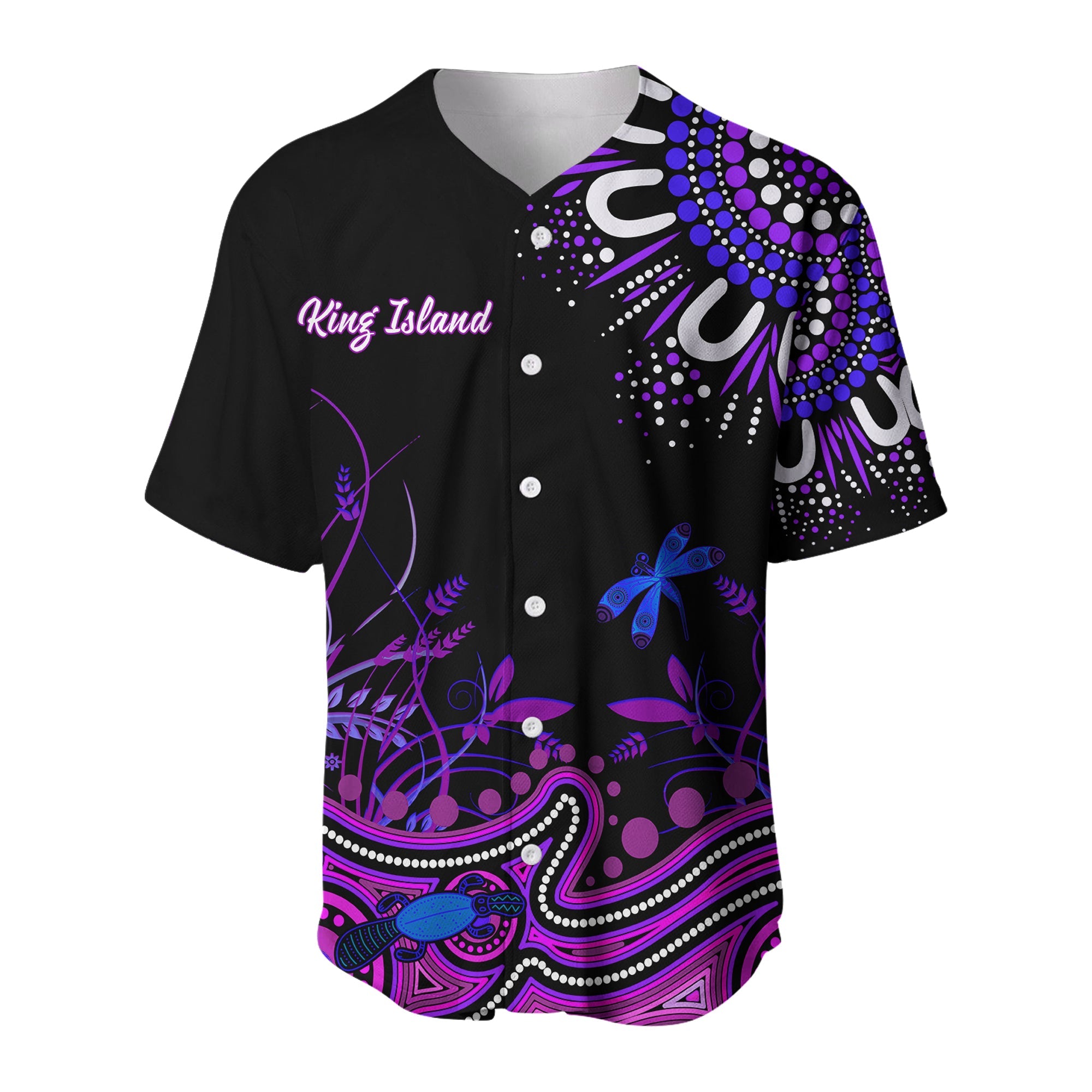 happy-king-island-show-baseball-jersey-aboriginal-tasmania-australia-version-purple