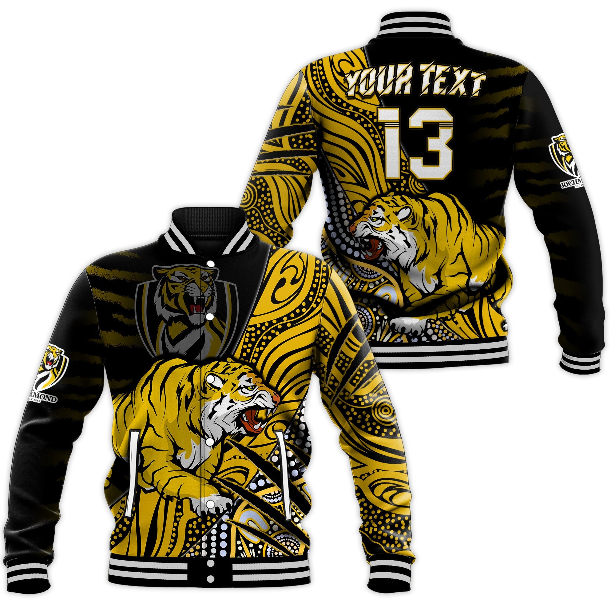 custom-text-and-number-richmond-football-baseball-jacket-aboriginal-go-the-tigers-premiers