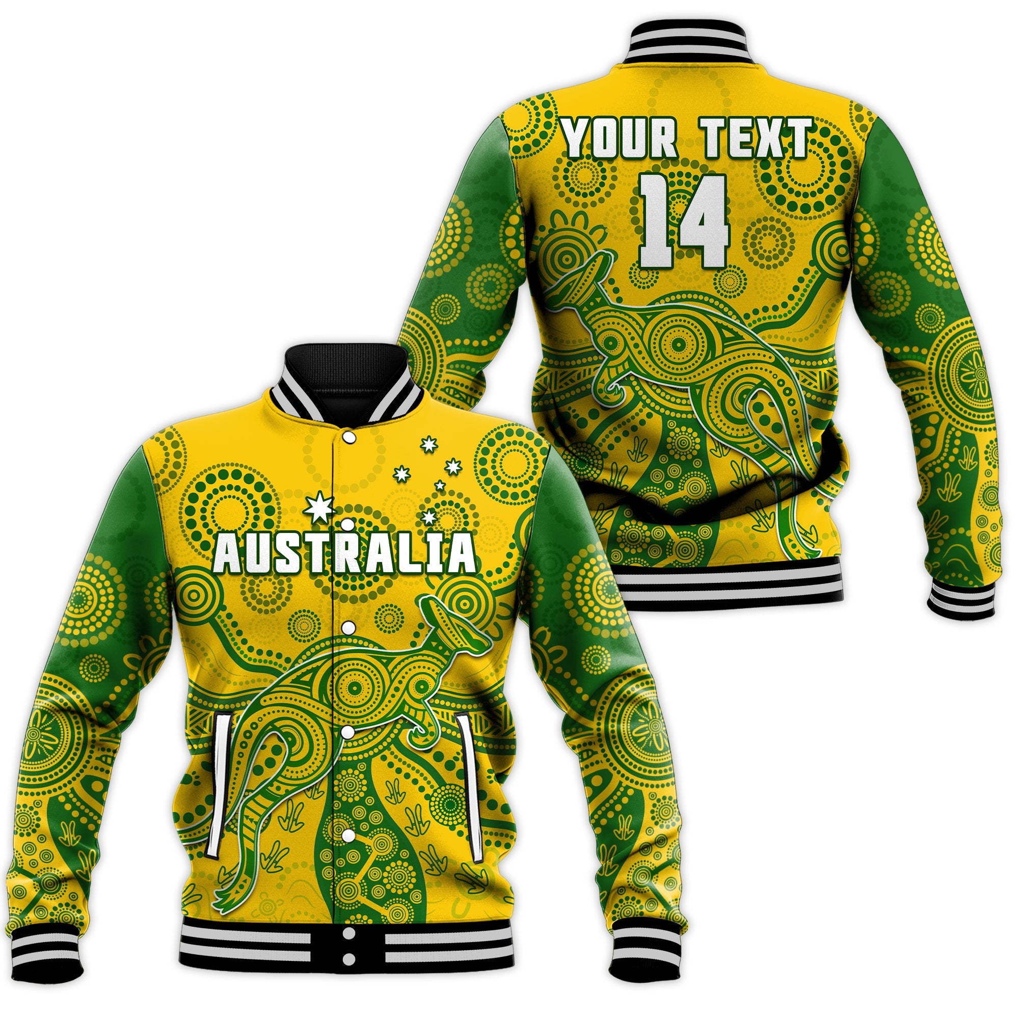 custom-text-and-number-australia-baseball-jacket-national-colours-proud-aussie-special-indigenous