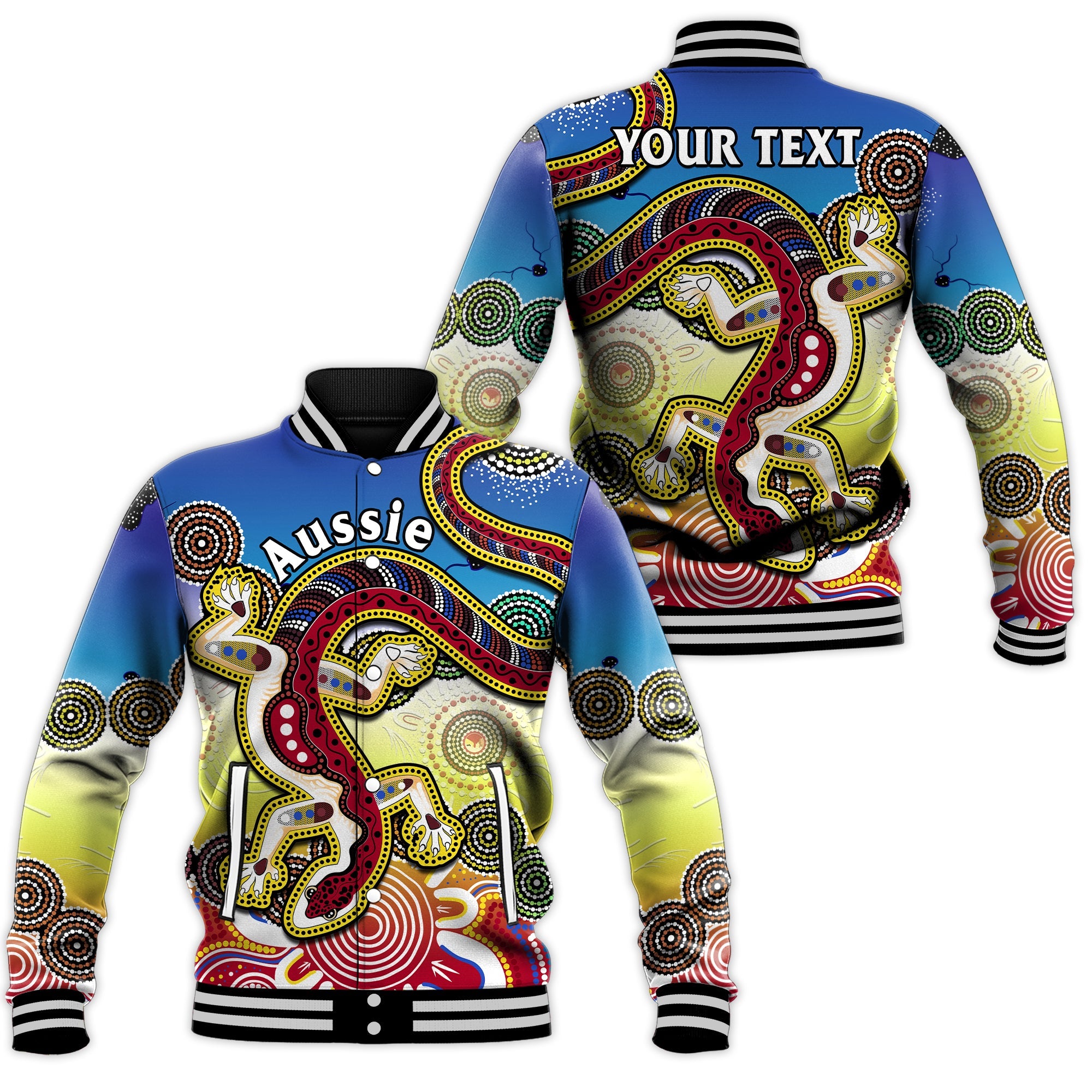 custom-personalised-australia-baseball-jacket-indigenous-red-lizard-love-aussie-artsy