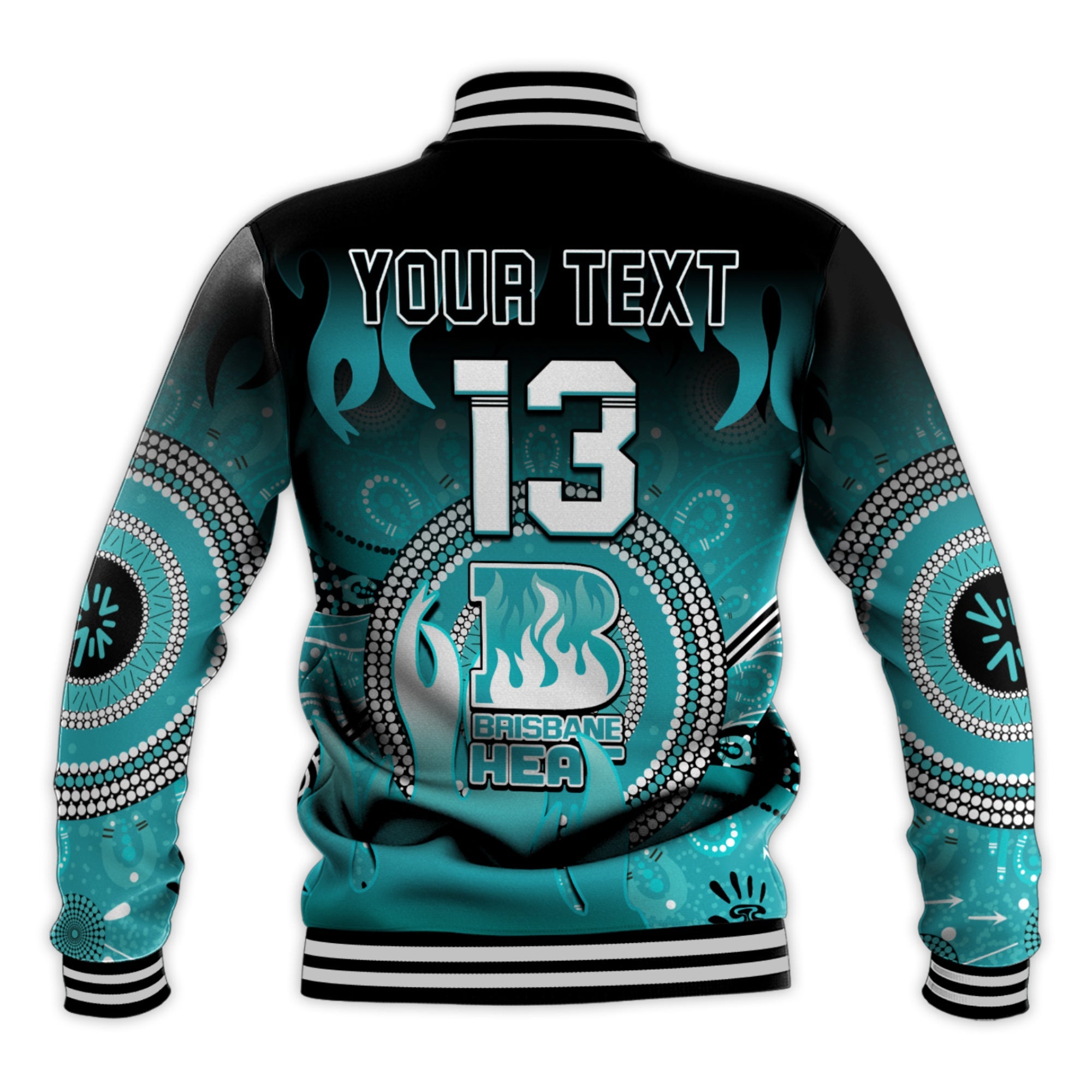 custom-text-and-number-brisbane-heat-baseball-jacket-aboriginal-sunshine