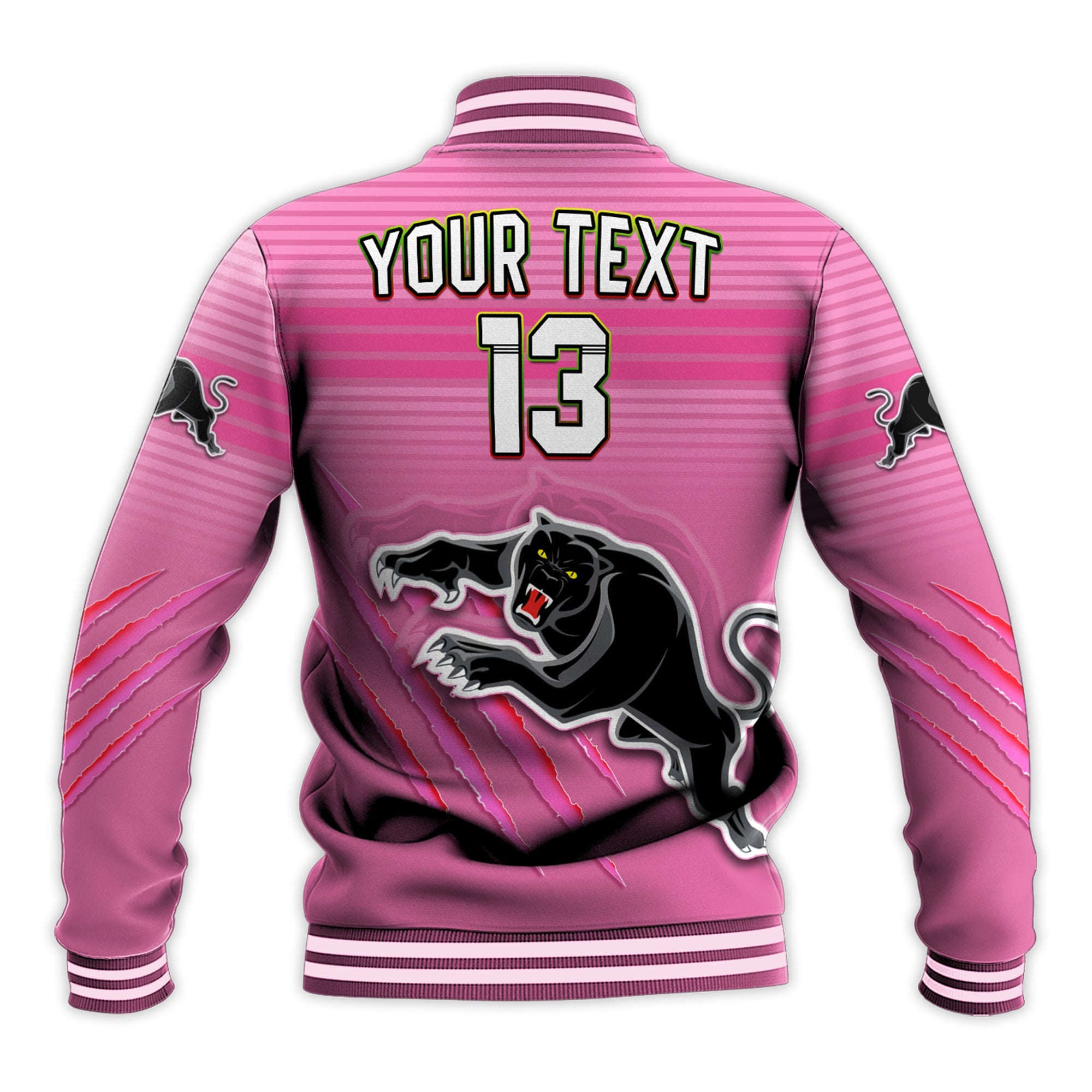 custom-text-and-number-panthers-proud-baseball-jacket-back-to-back-premiers-2022-version-pink