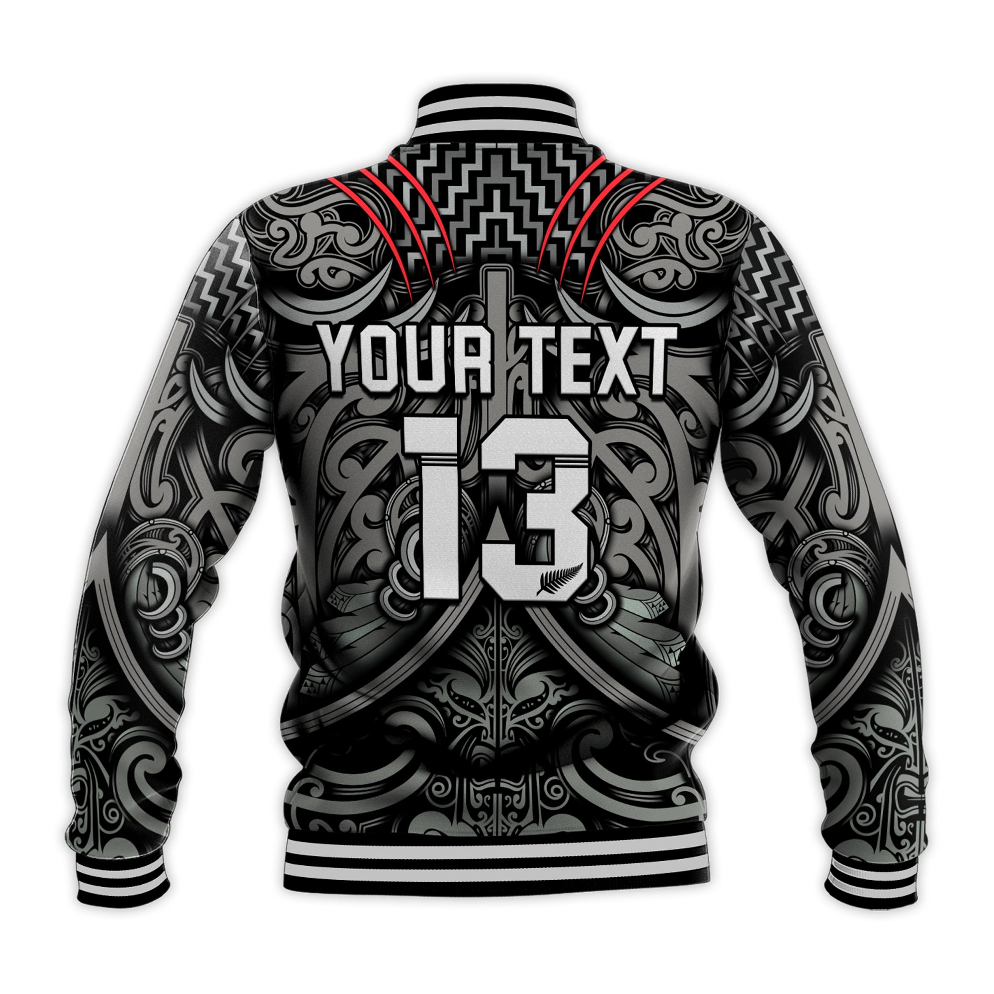 custom-text-and-number-new-zealand-silver-fern-rugby-baseball-jacket-all-black-nz-maori-pattern