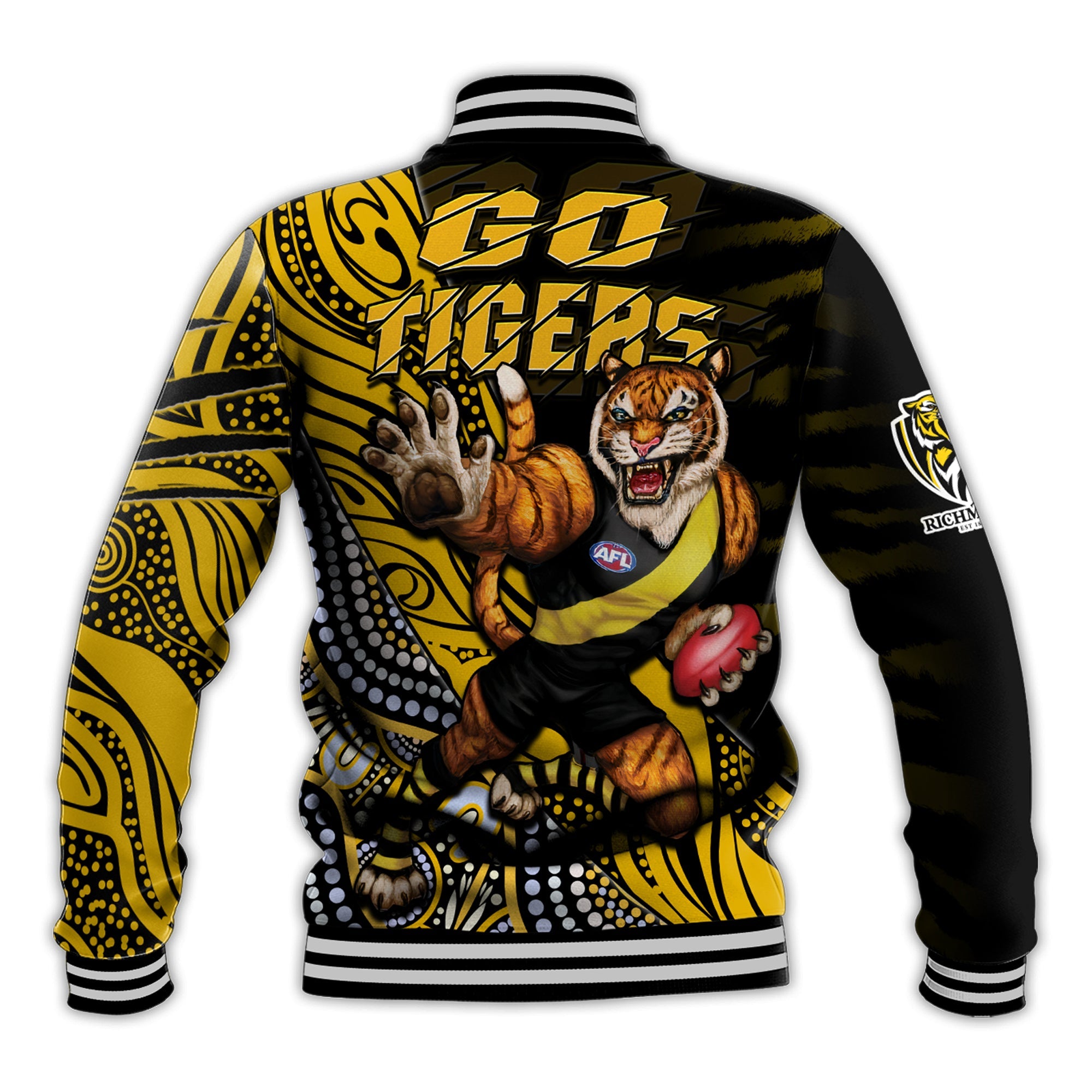 richmond-football-baseball-jacket-aboriginal-go-the-tigers-mascot