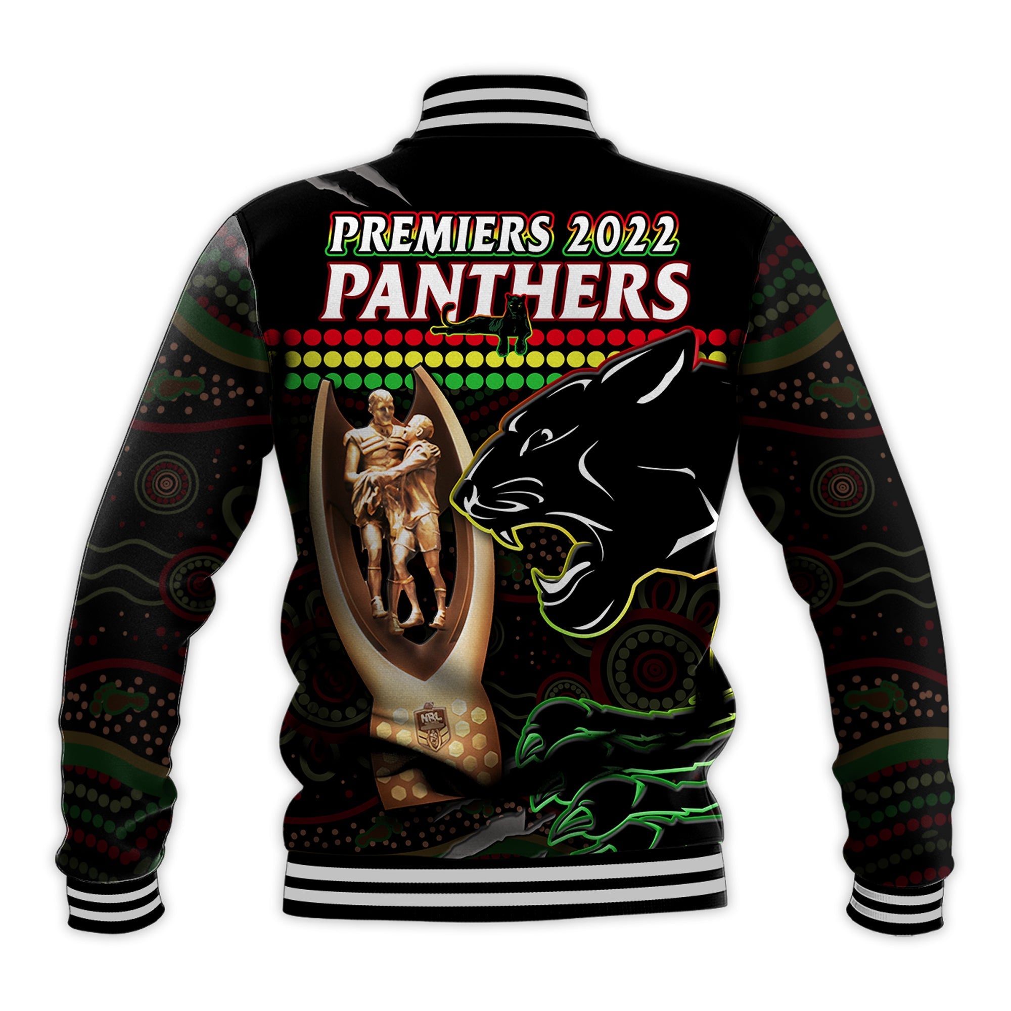 panthers-rugby-baseball-jacket-the-riff-2022-premiers-aboriginal-art