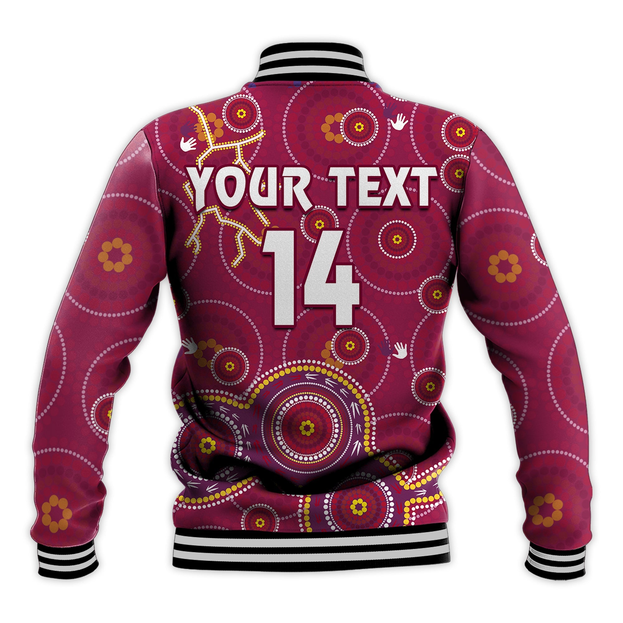 custom-text-and-number-maroons-rugby-baseball-jacket-kangaroo-indigenous-pattern-unique-version