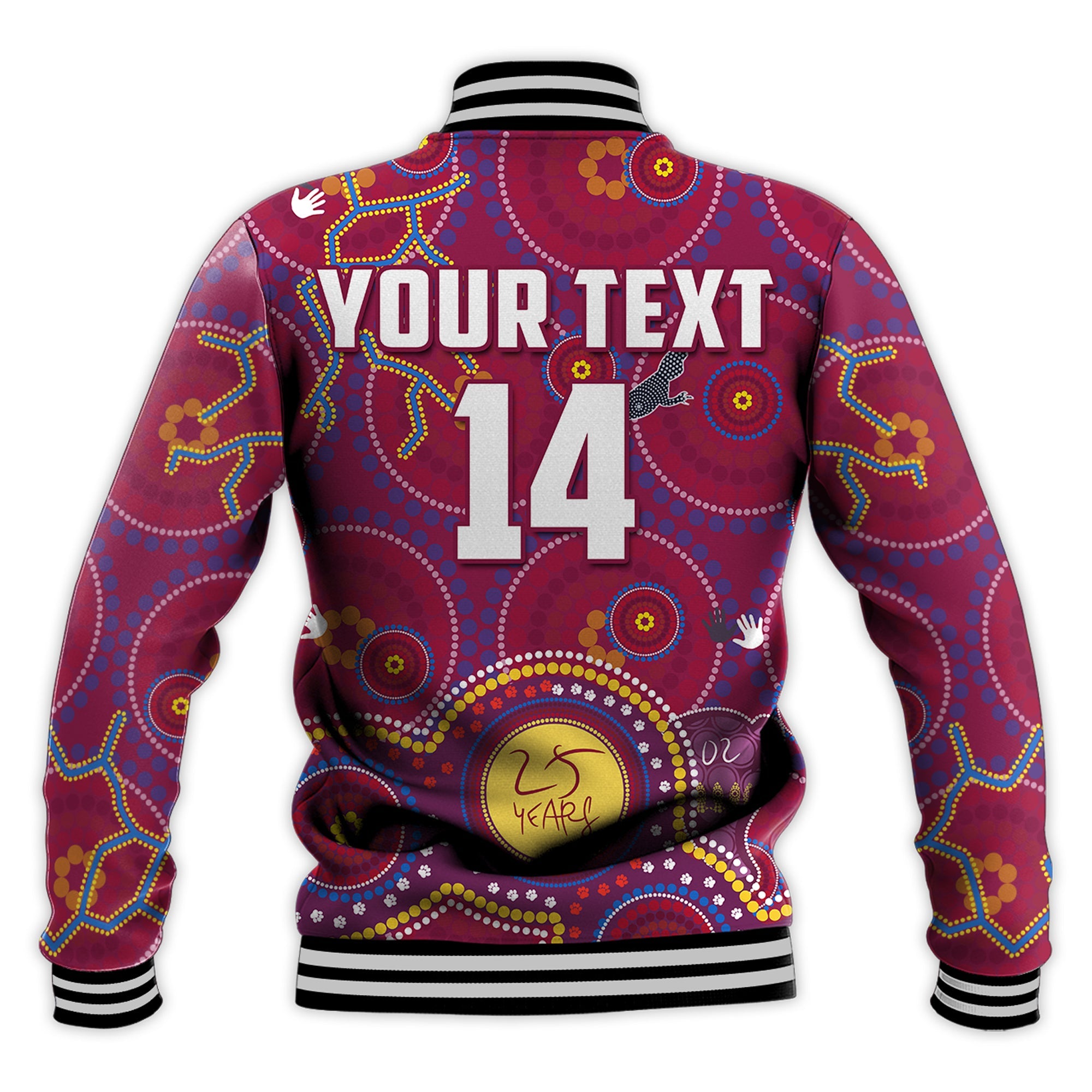 custom-text-and-number-brisbane-football-baseball-jacket-indigenous-pattern-go-lions-unique-version