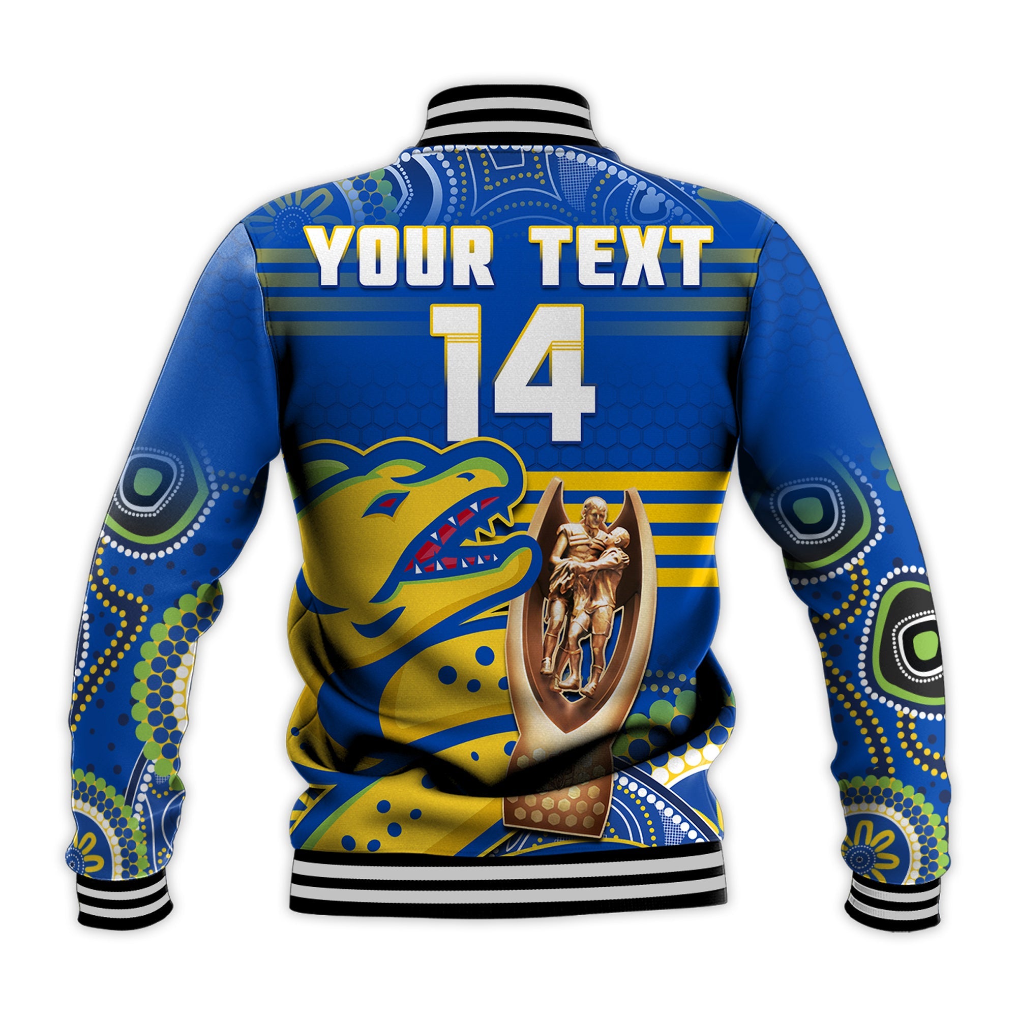 custom-text-and-number-parramatta-rugby-baseball-jacket-eels-premiers-2022-indigenous-artsy