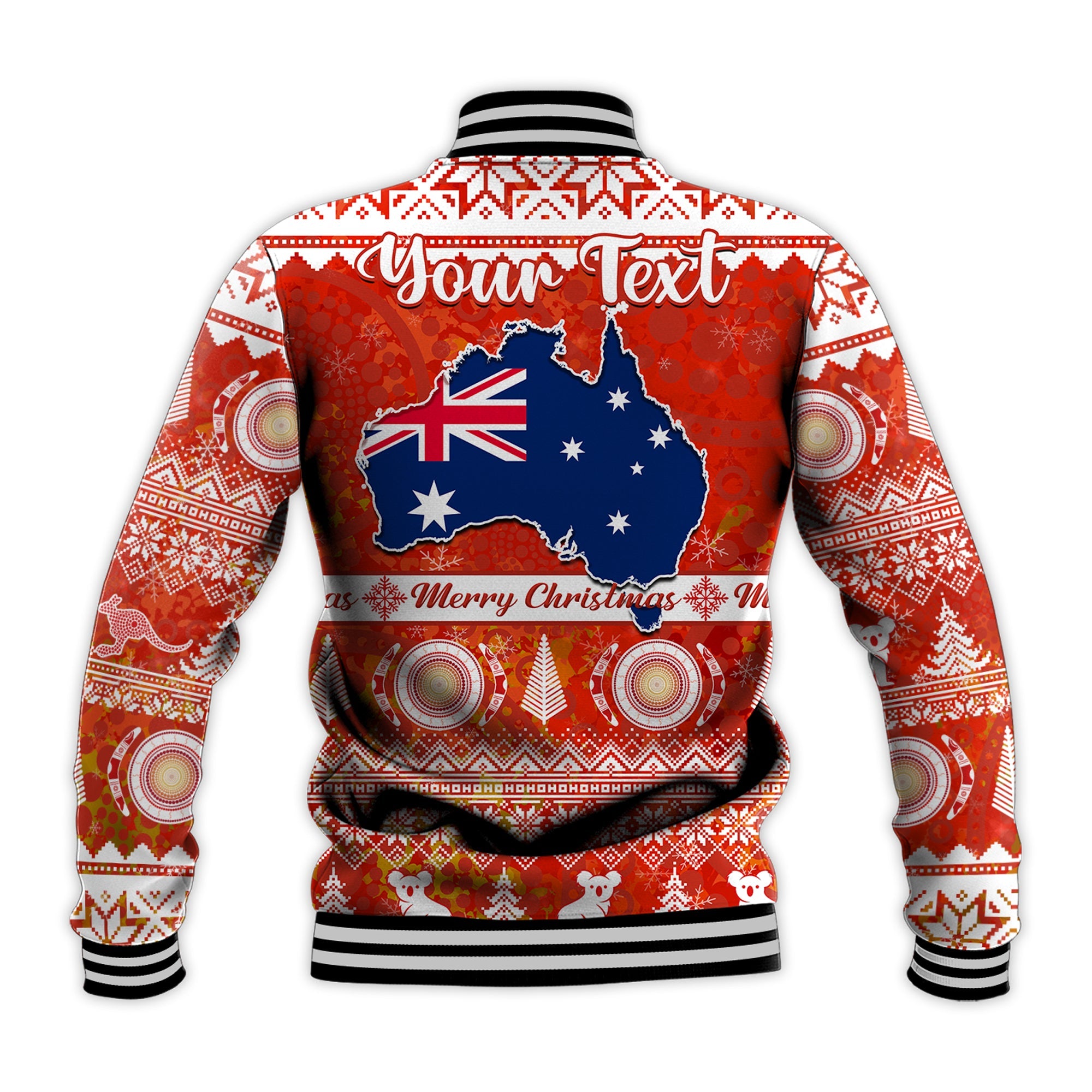 custom-personalised-australia-baseball-jacket-australian-map-aboriginal-painting-merry-christmas