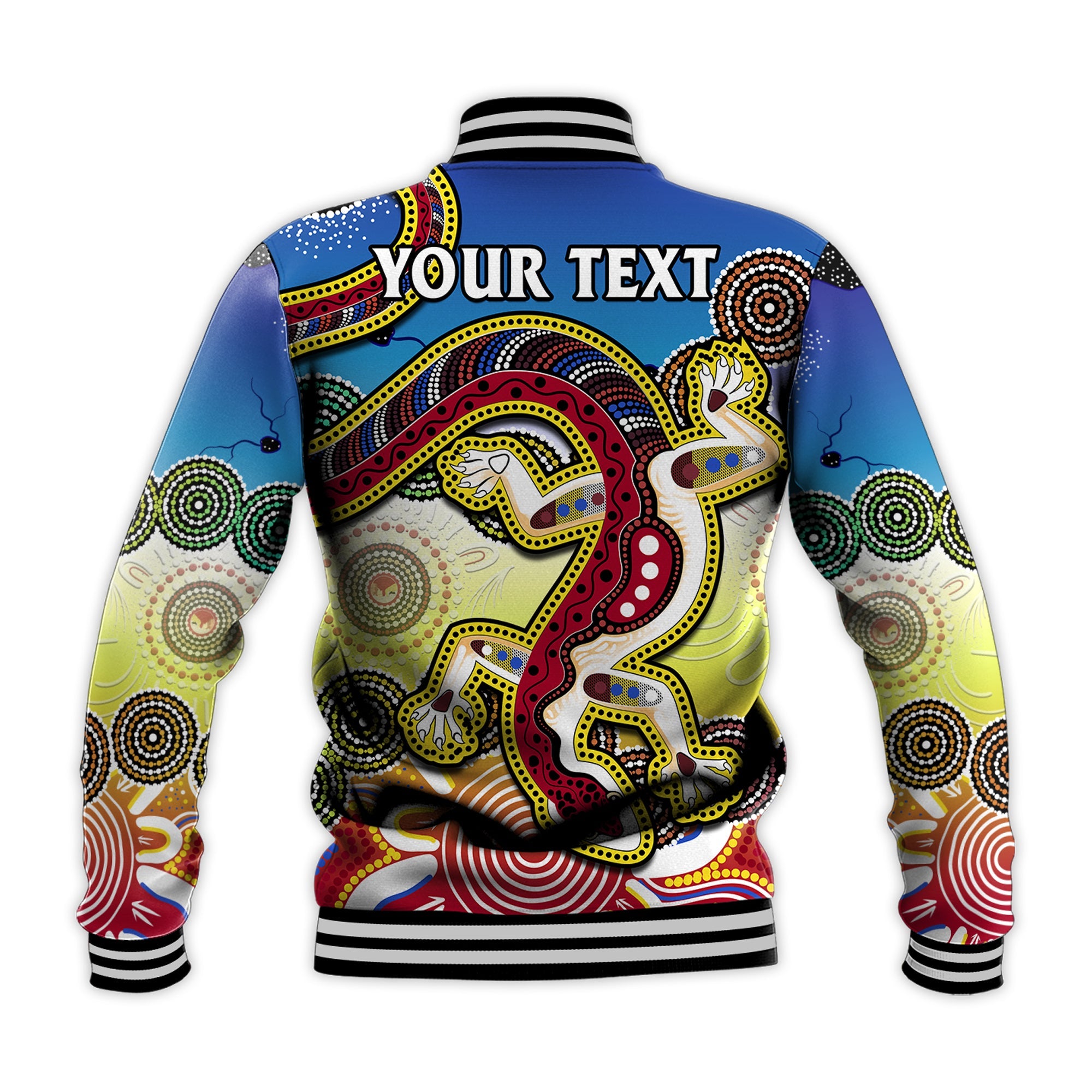 custom-personalised-australia-baseball-jacket-indigenous-red-lizard-love-aussie-artsy